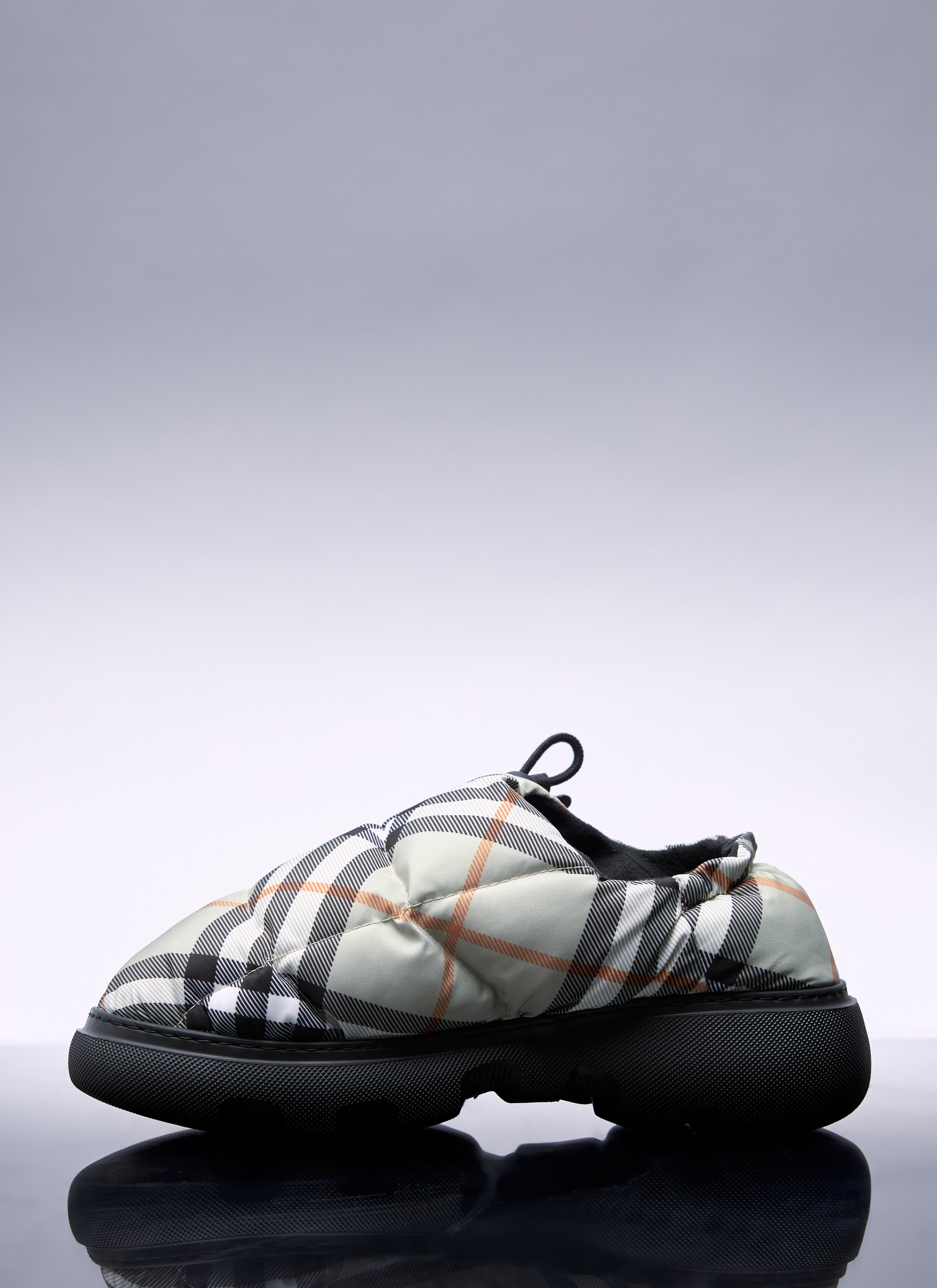 Burberry Women Check Nylon-Blend Pillow Mule by Luosophy