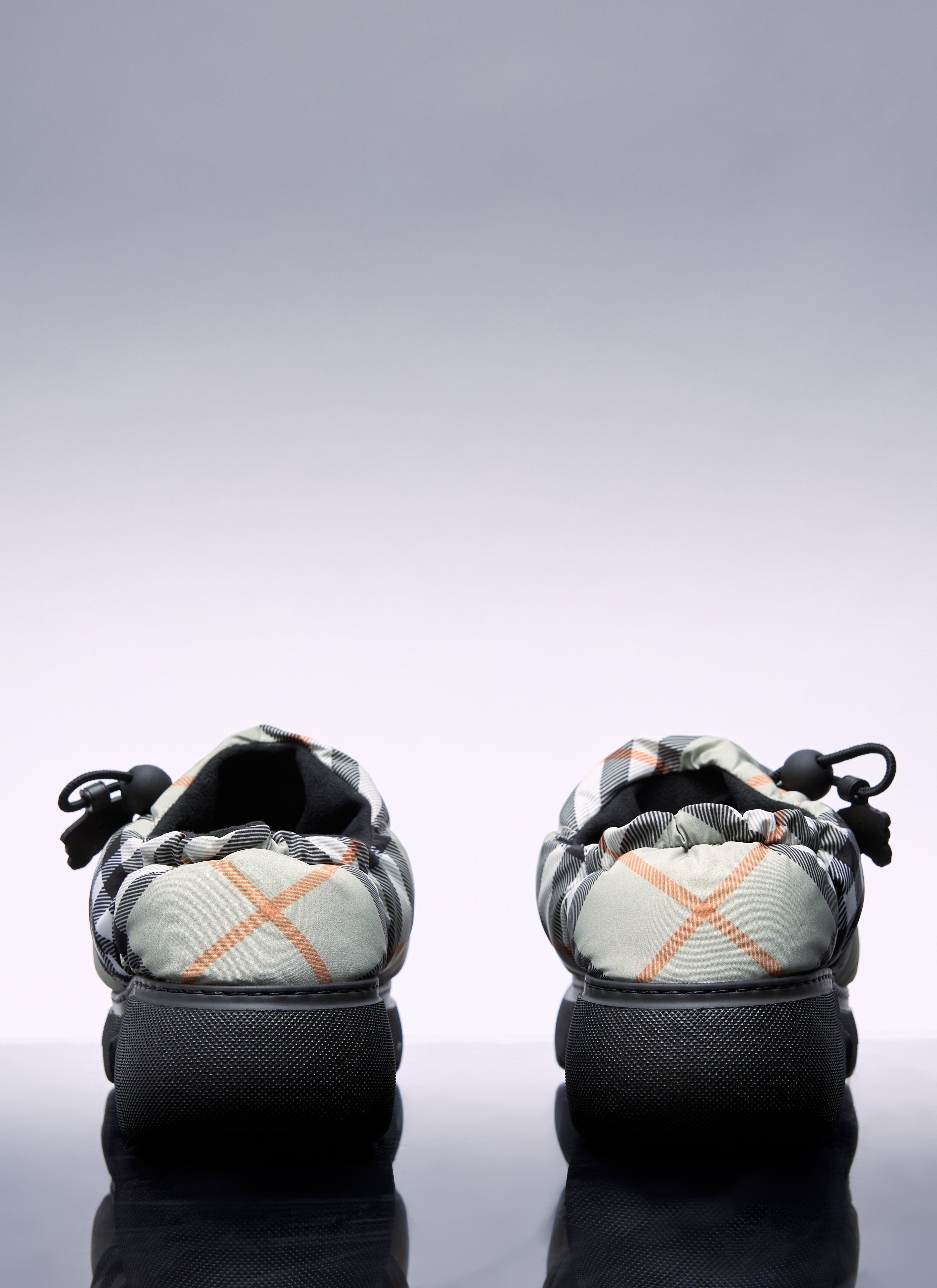 Burberry Women Check Nylon-Blend Pillow Mule by Luosophy