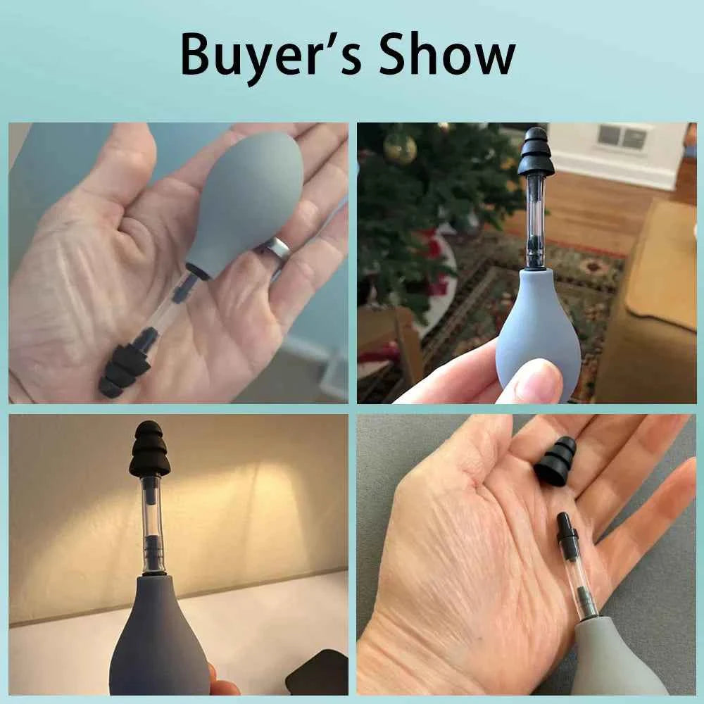 EarEase™ Portable Ear Pressure Relief Tool – 3 Interchangeable Tips