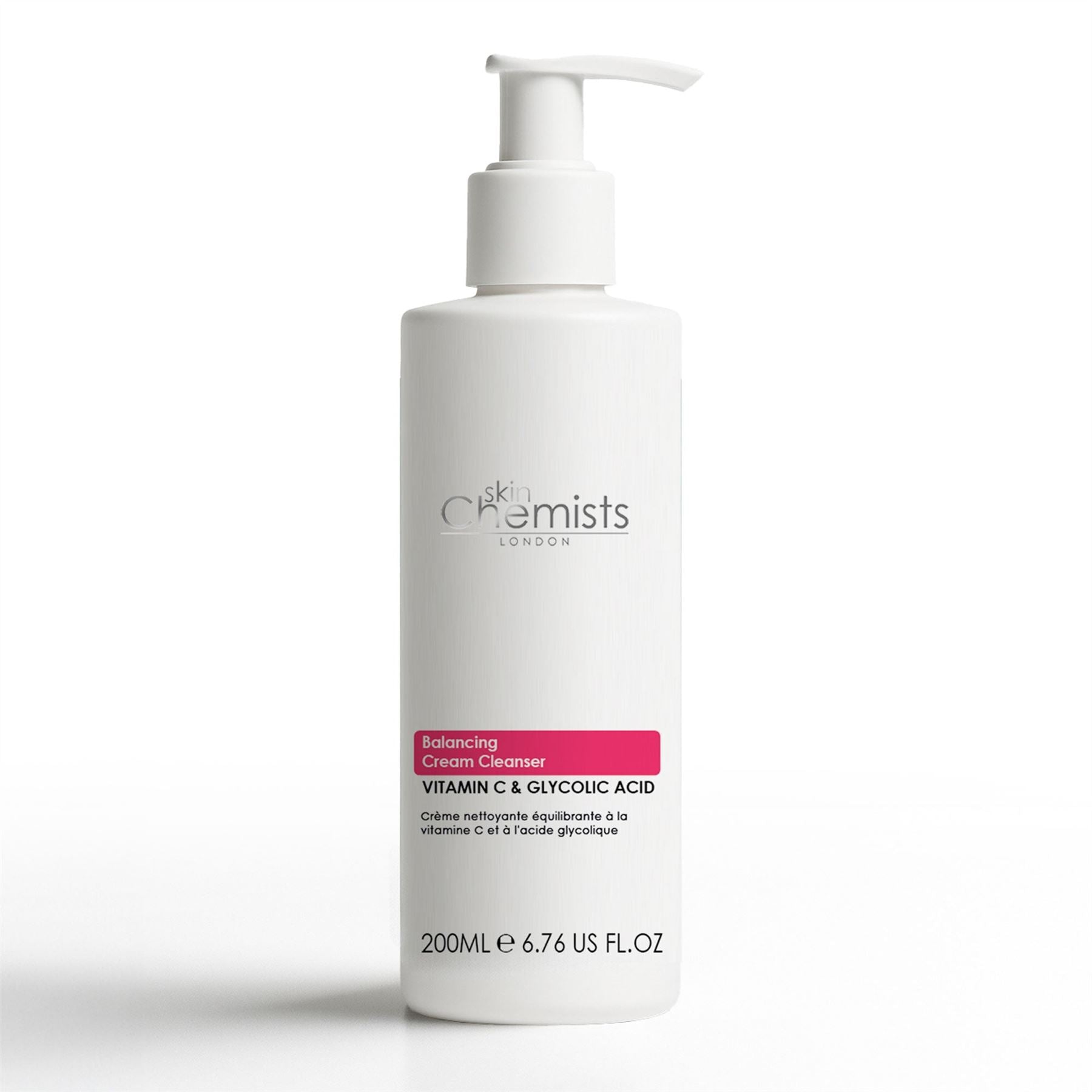 Balancing Vitamin C & Glycolic Acid Cream Cleanser 200ml by skinChemists US