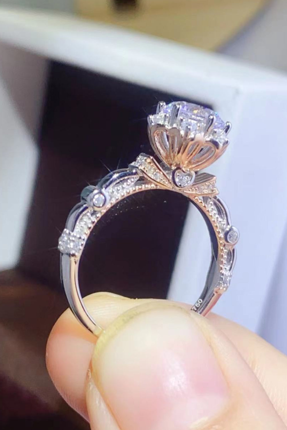 1 Carat Green Sparkala™ Platinum Over Pure Sterling Silver Ring (Green or White) by Sparkala