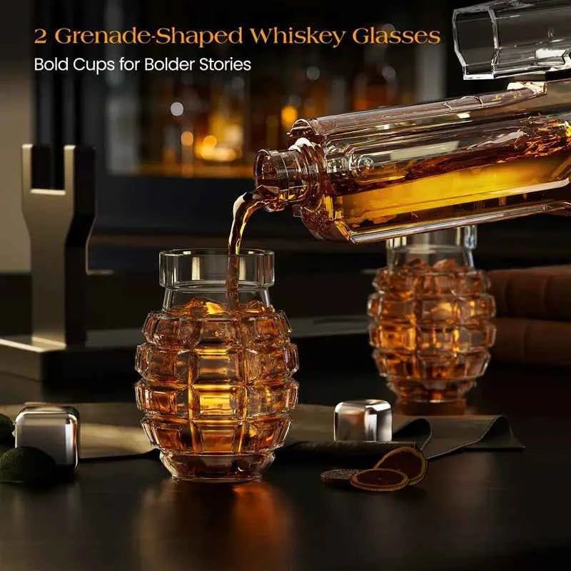 Sniper Whiskey Decanter Set