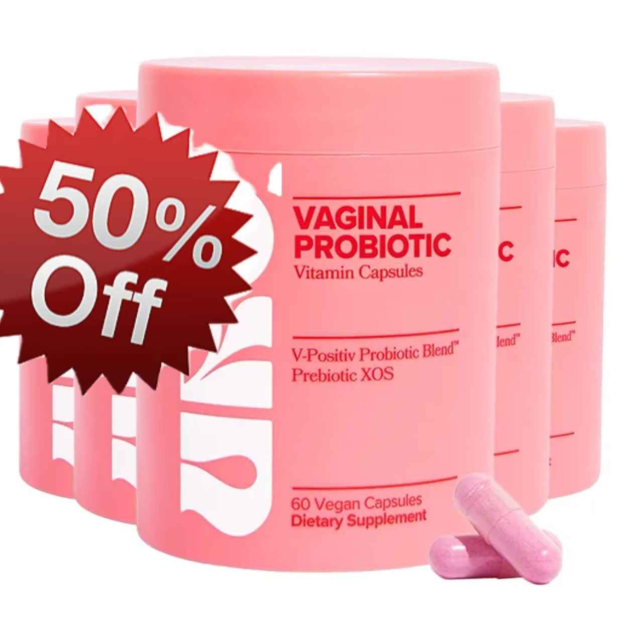 URO Vaginal Probiotics for Women pH Balance with Prebiotics & Lactobacillus Probiotic Blend - Women&