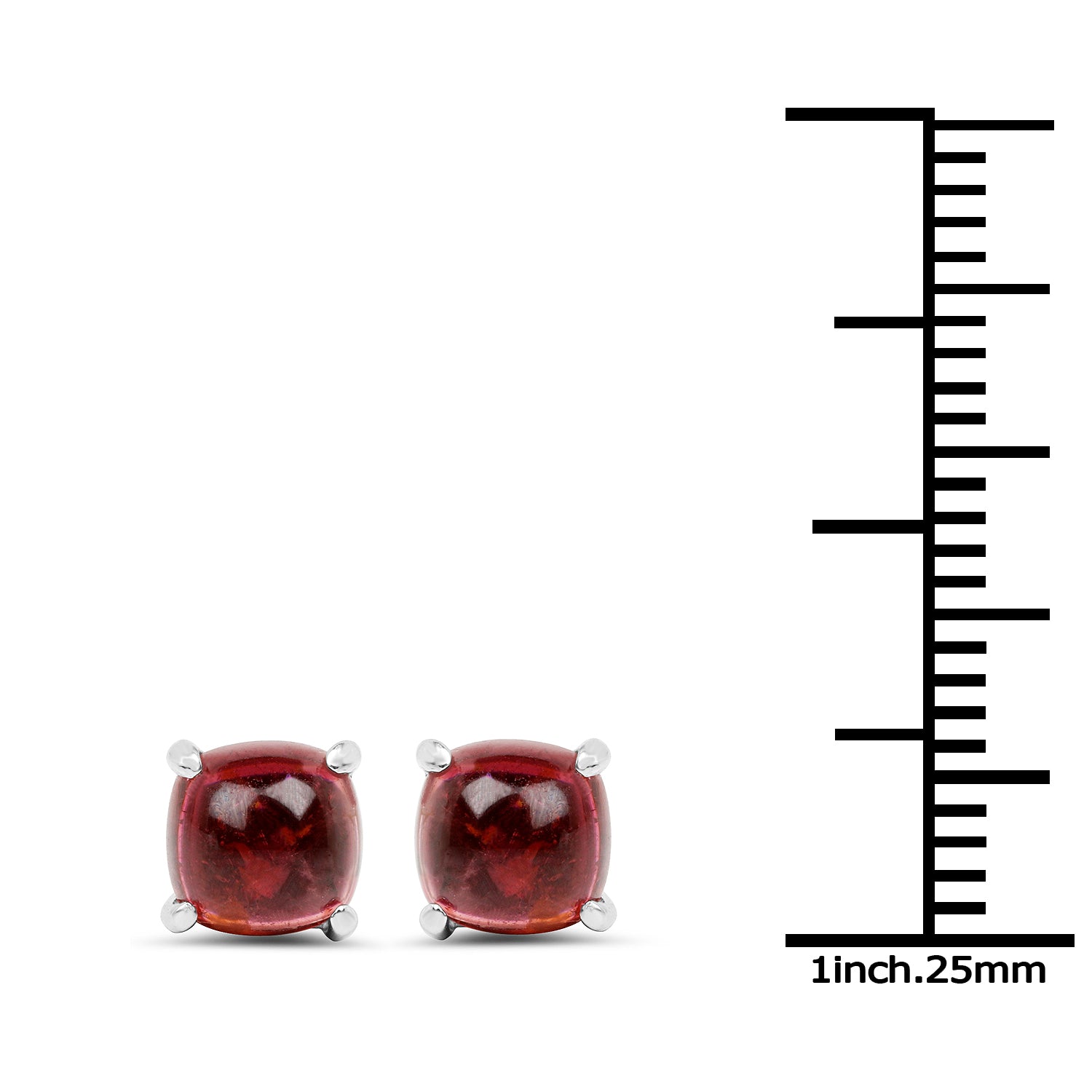2.60 Carat Genuine Pink Topaz .925 Sterling Silver Earrings by Bids.com