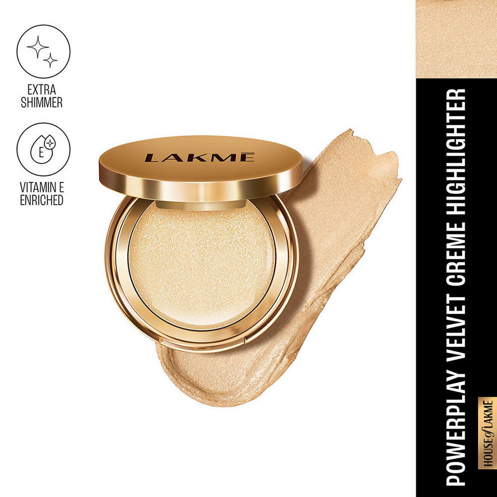 Lakme 9 to 5 Powerplay Velvet Creme Highlighter - Sultry Gold
