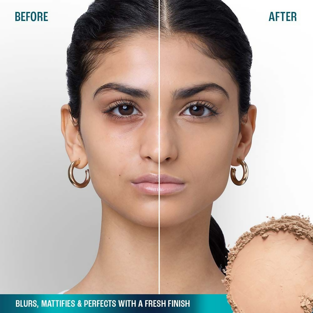 Lakme 9 To 5 Hya Matte Pressed Powder - Almond