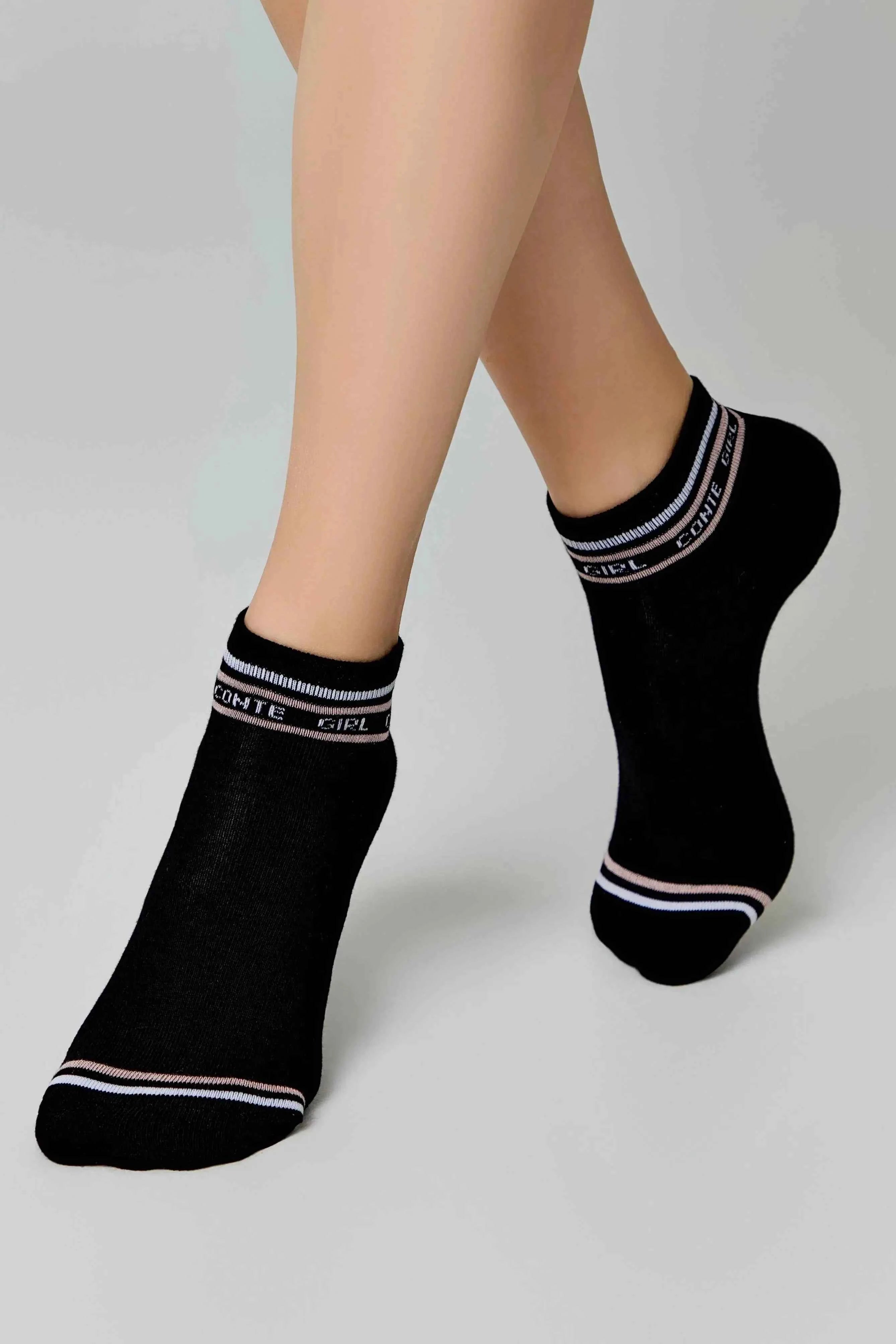 Cotton Ankle Socks Conte Active 572 - Terry Foot