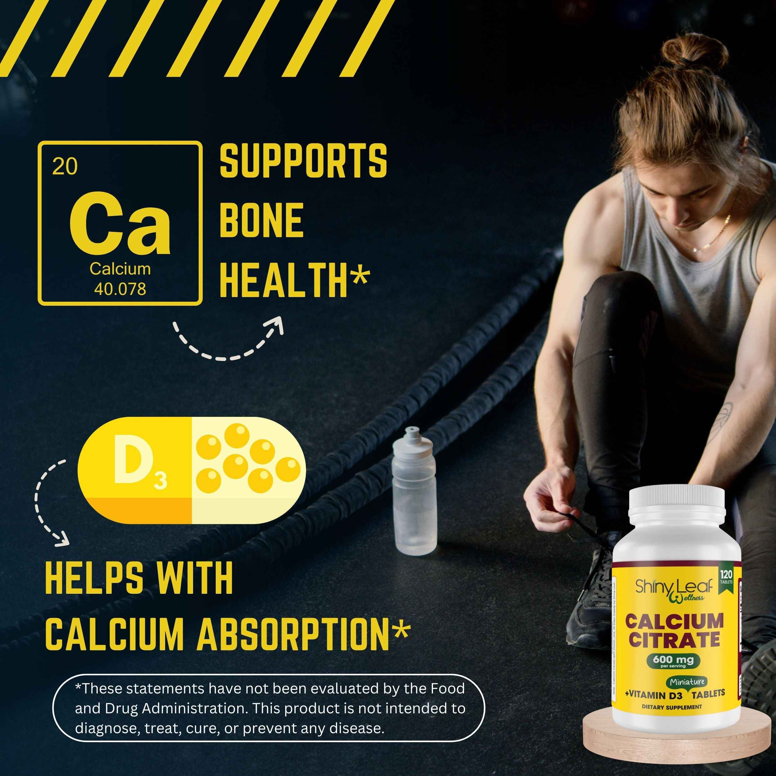 Bariatric Calcium Citrate Minis 600mg Tablets with Vitamin D3