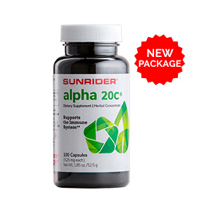 NOW AVAILABLE Alpha 20C Powder | Immune System Supplement by Sunrider by Herb&