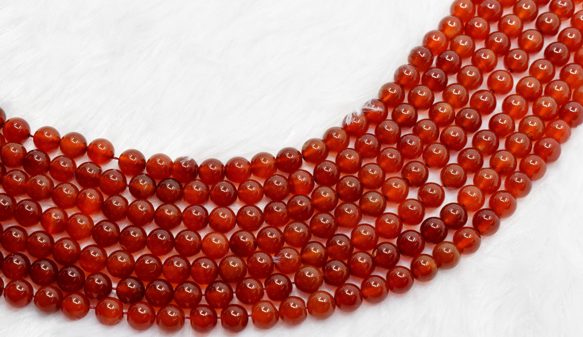 Red Onyx Beads, Natural Round Crystal Beads 4mm to 12mm DestGlow