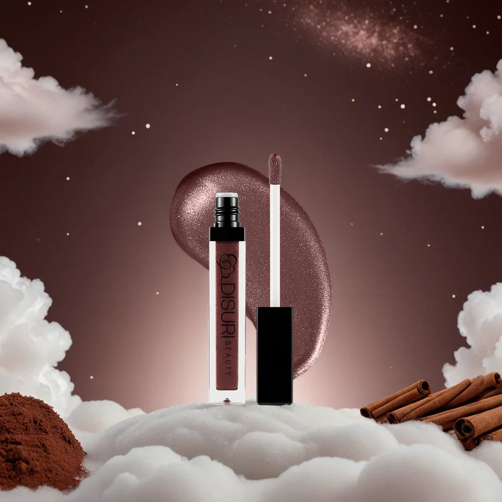 DISURI Beauty Shimmer Blast Lip Gloss - Cinnamon Kiss (S28)