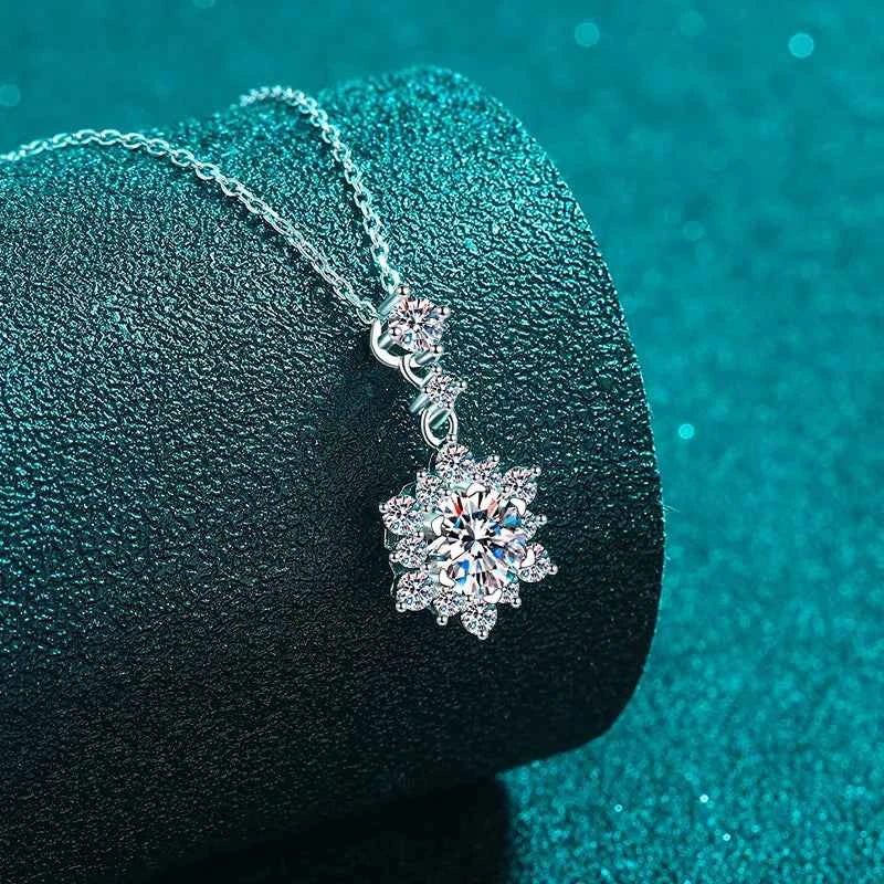 1 Carat Sparkala™ Zircon 925 Sterling Silver Necklace