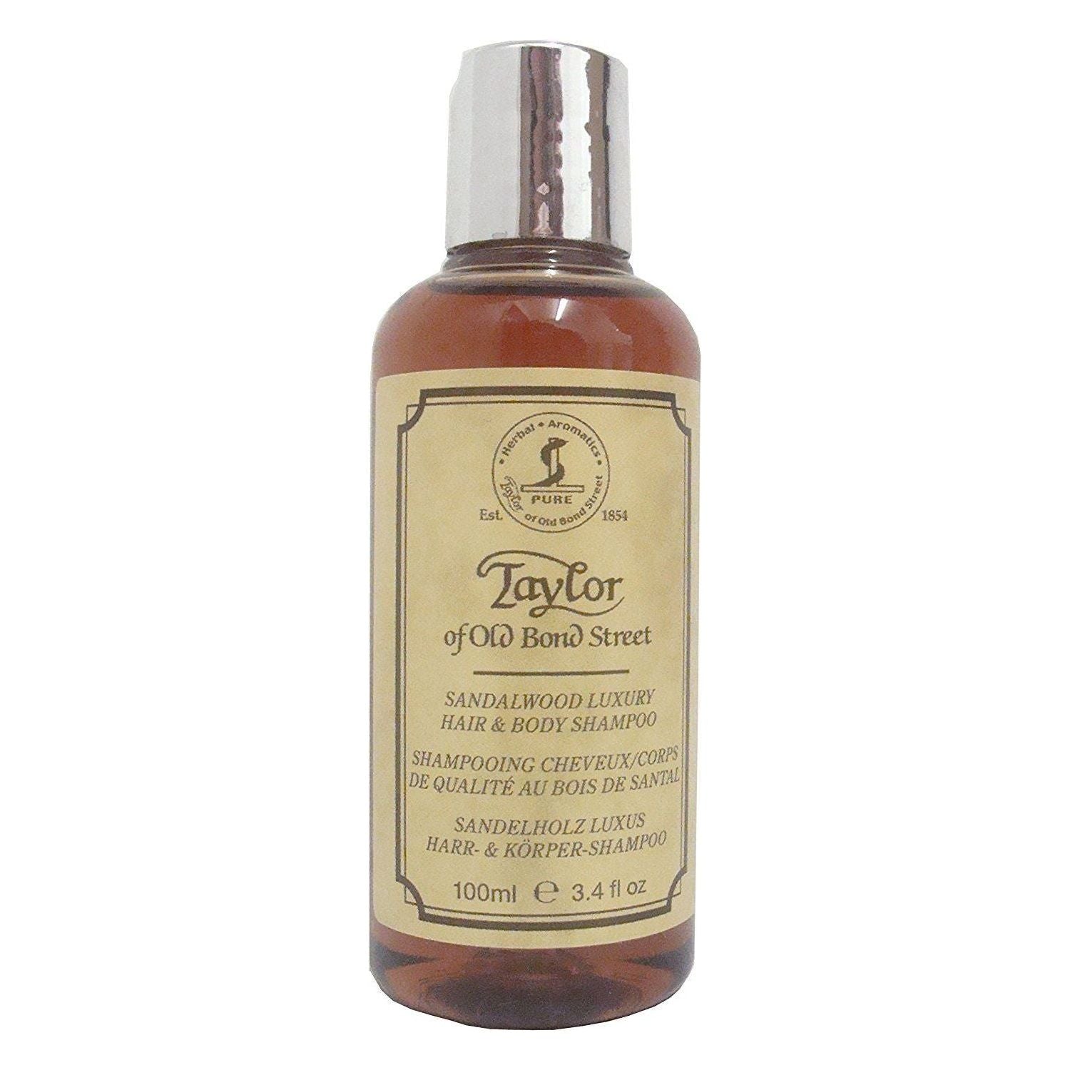 Taylor of Old Bond Street Sandalwood Luxury Hair & Body Shampoo 100 ml by Pasteur Pharmacy
