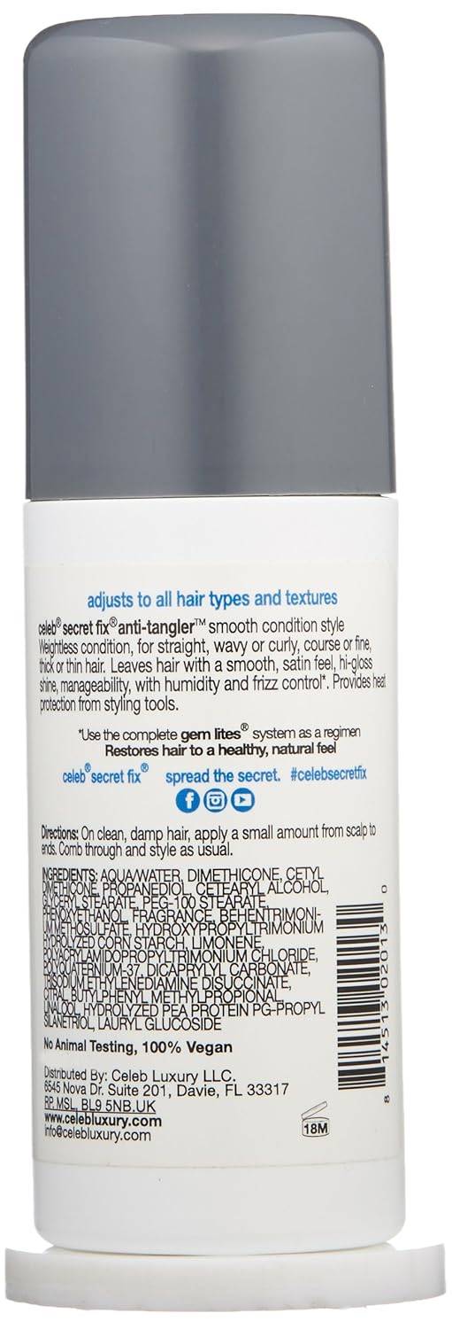 Celeb Luxury Leave-In Vegan Professional Hair Styler 3.4 fl oz DestGlow