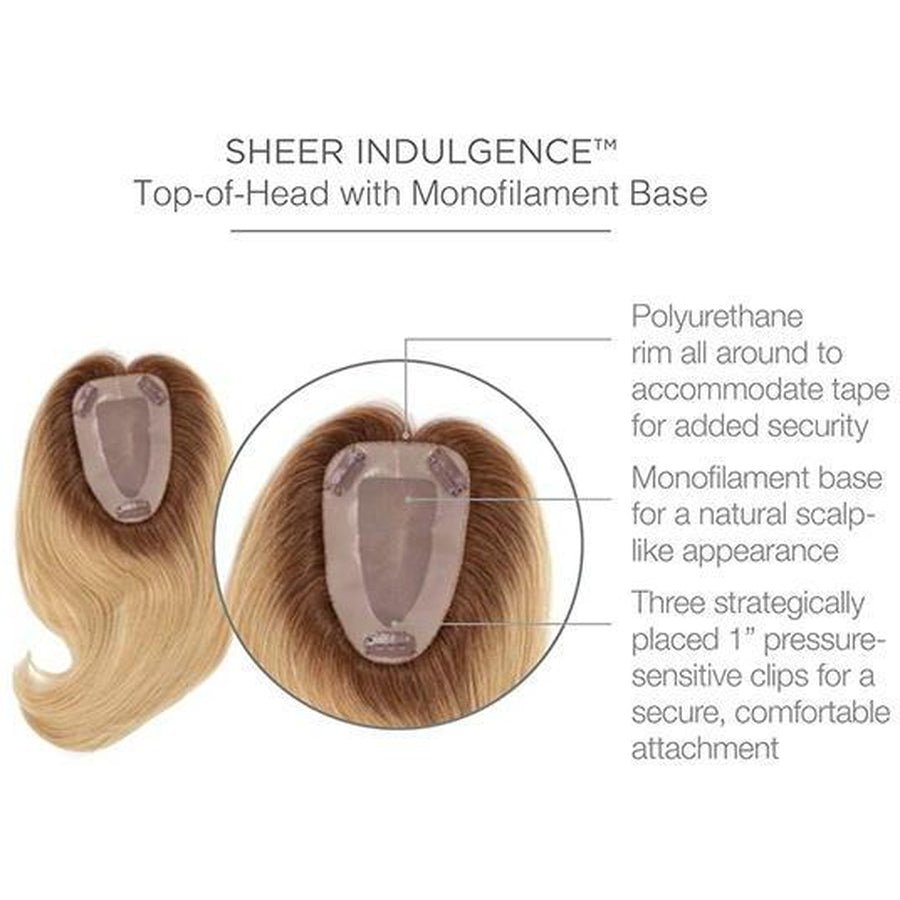 Raquel Welch Charmed Life 12" Top Piece, 100% Human Hair