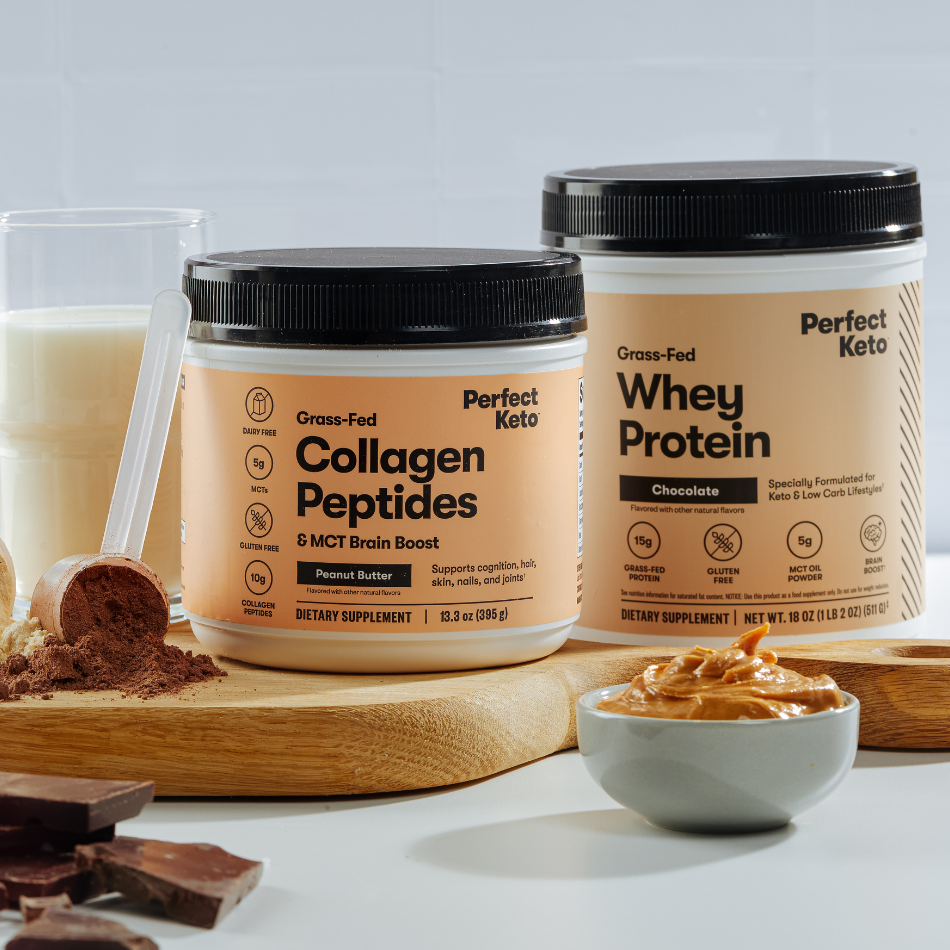 Grass-Fed Collagen Peptides & MCT Brain Boost by Perfect Keto