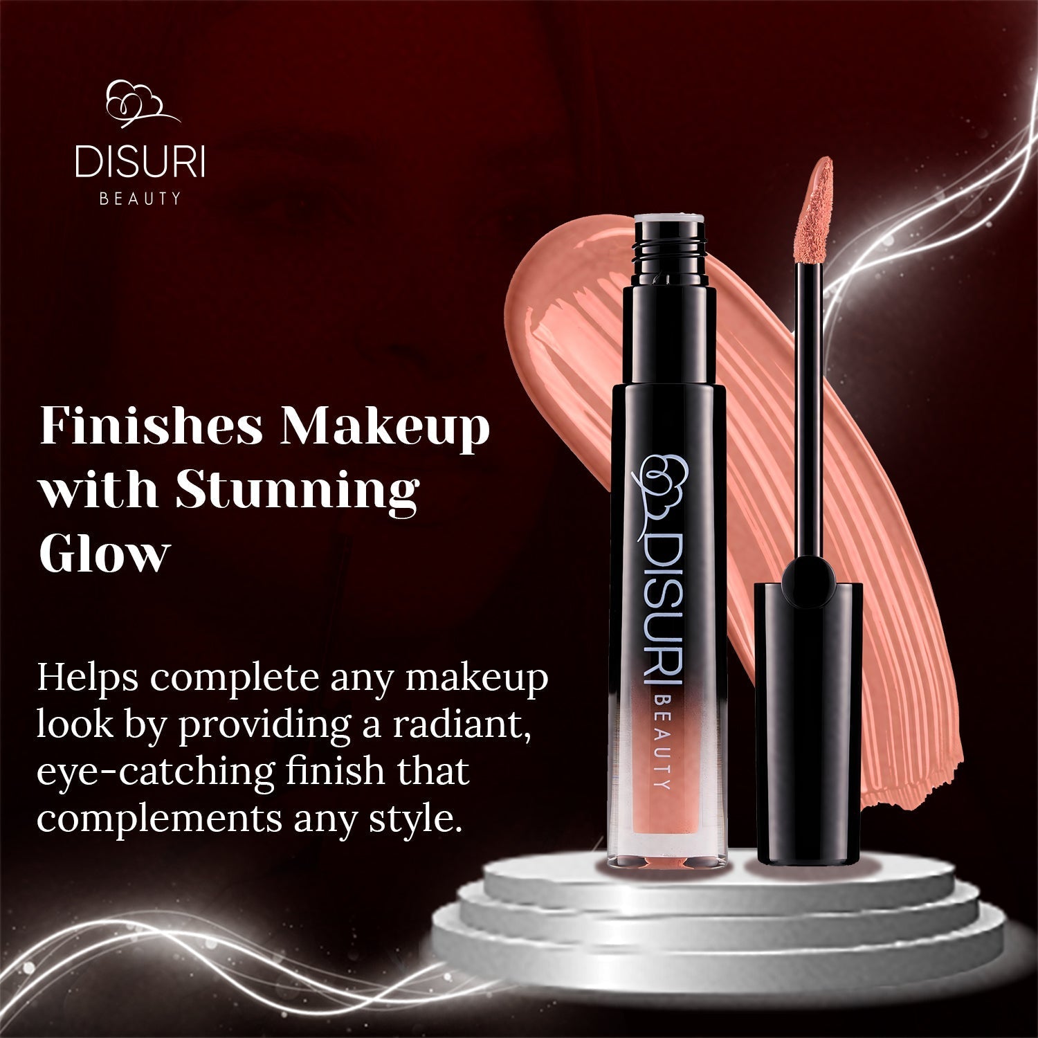 DISURI Beauty Glossy Blast Lip Gloss - Astoria (M47)