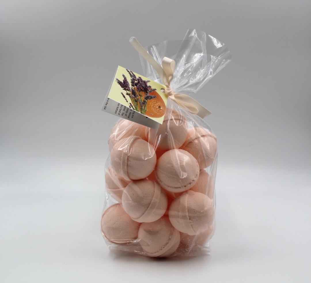 14 bath bombs (select from over 100 fragrances) our Little Bag of Balls (Fragrances A thru D)