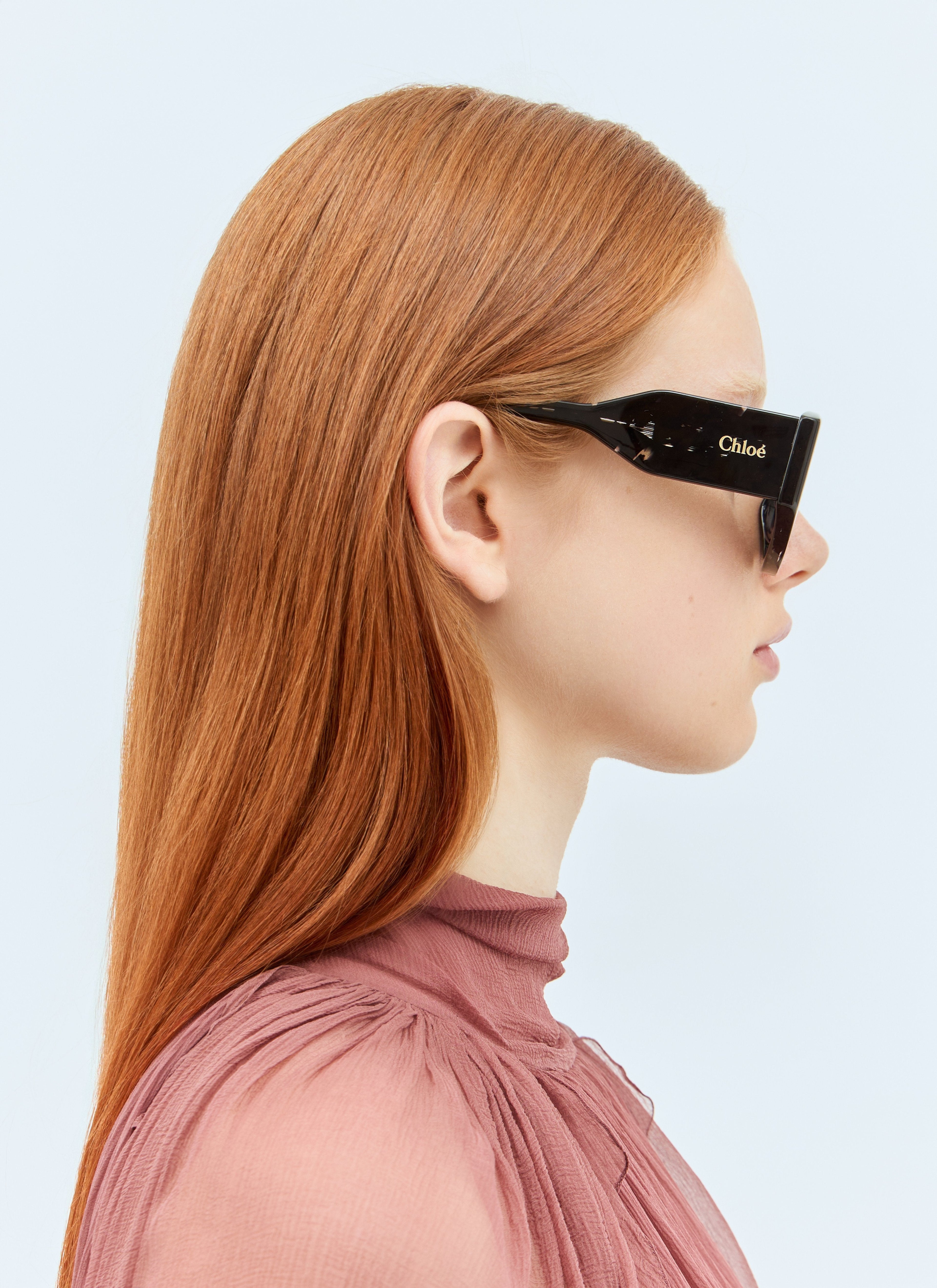 Chloé Women Round Frame Sunglasses by Luosophy
