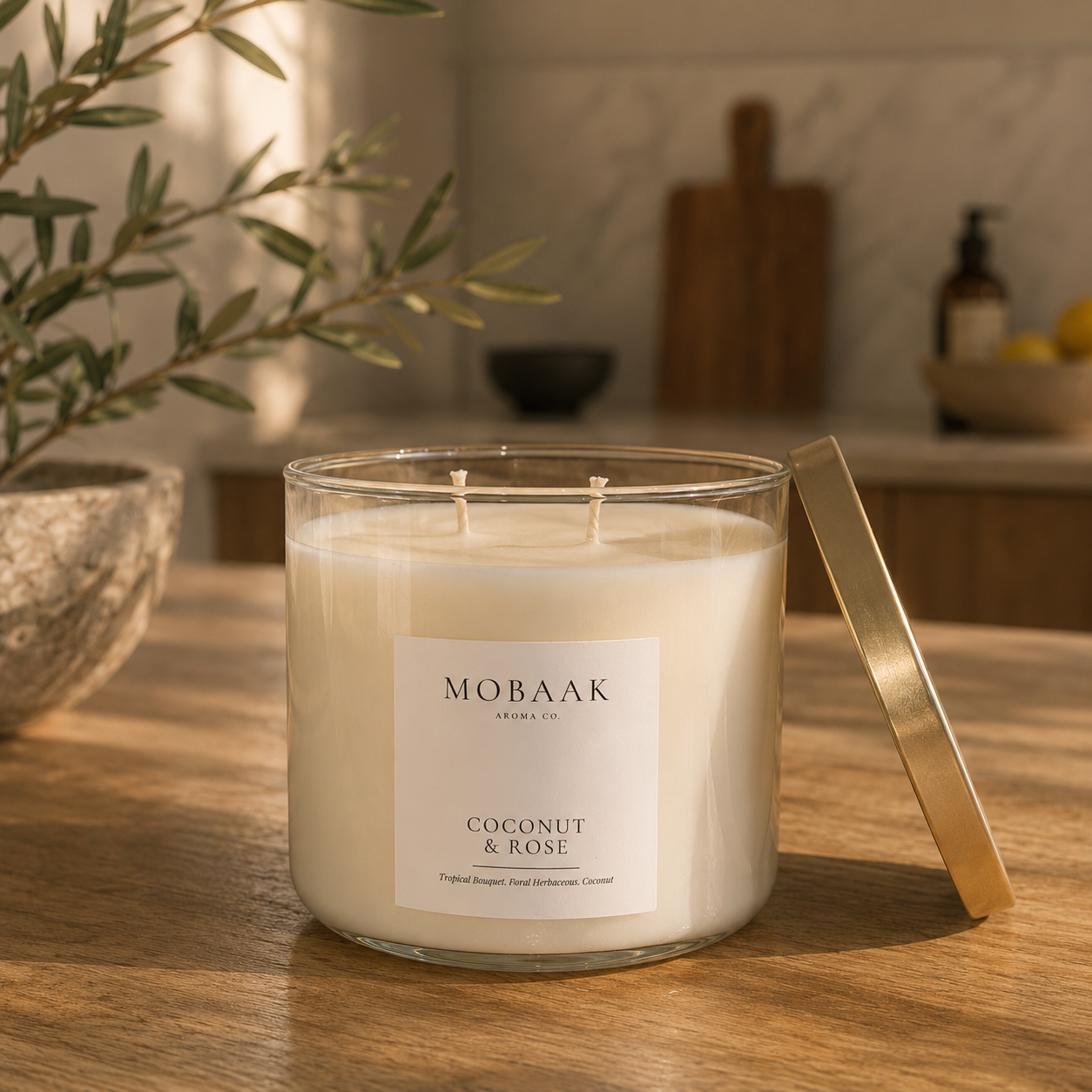 Coconut & Rose Candle DestGlow