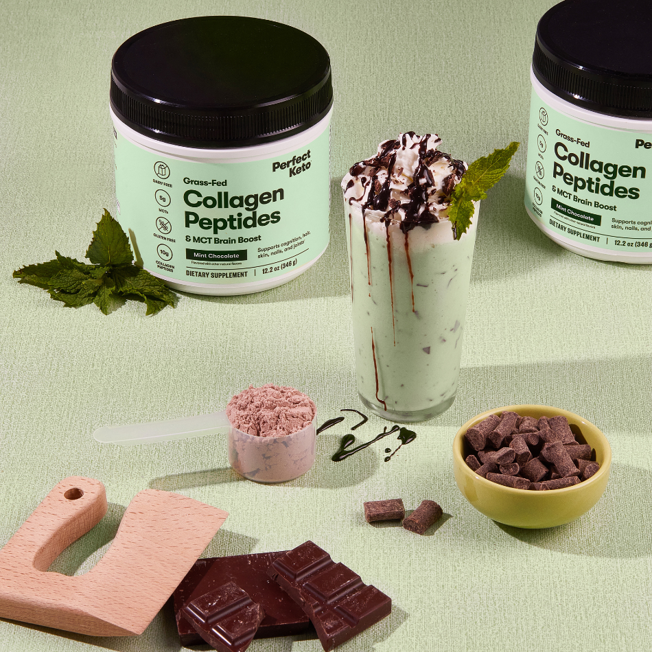 Grass-Fed Collagen Peptides & MCT Brain Boost by Perfect Keto