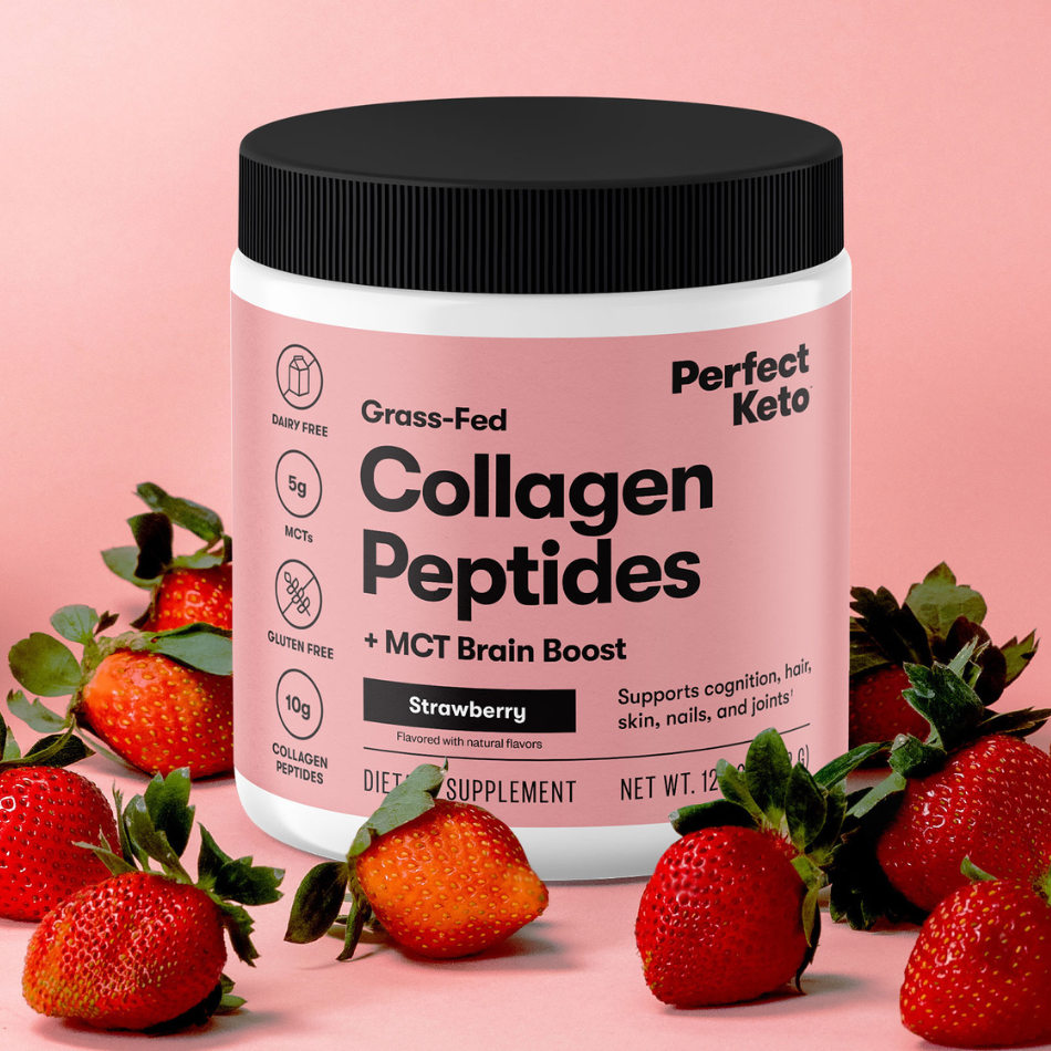 Grass-Fed Collagen Peptides & MCT Brain Boost by Perfect Keto
