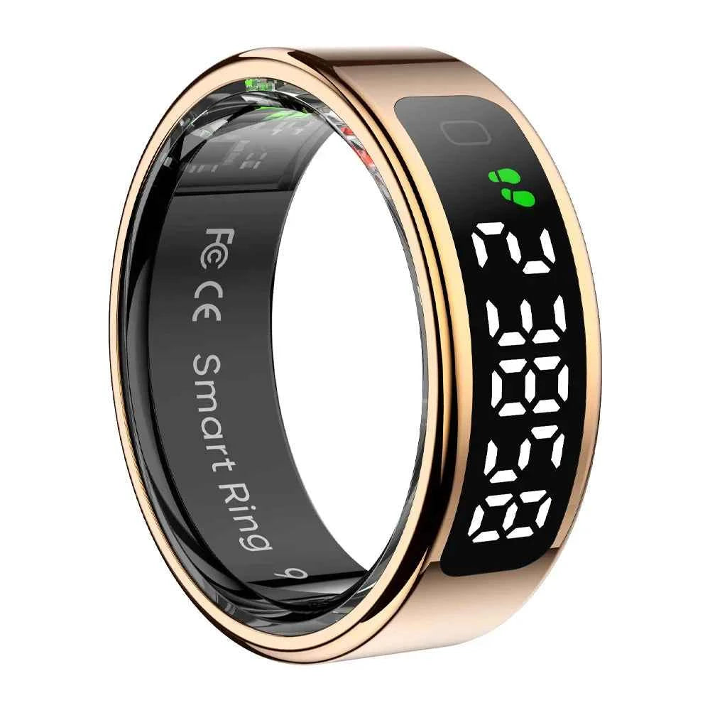 RingFit™ Health Smart Ring – Wireless Charging & Waterproof Fitness Tracker