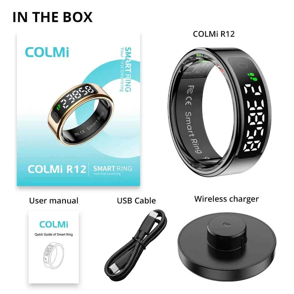 RingFit™ Health Smart Ring – Wireless Charging & Waterproof Fitness Tracker