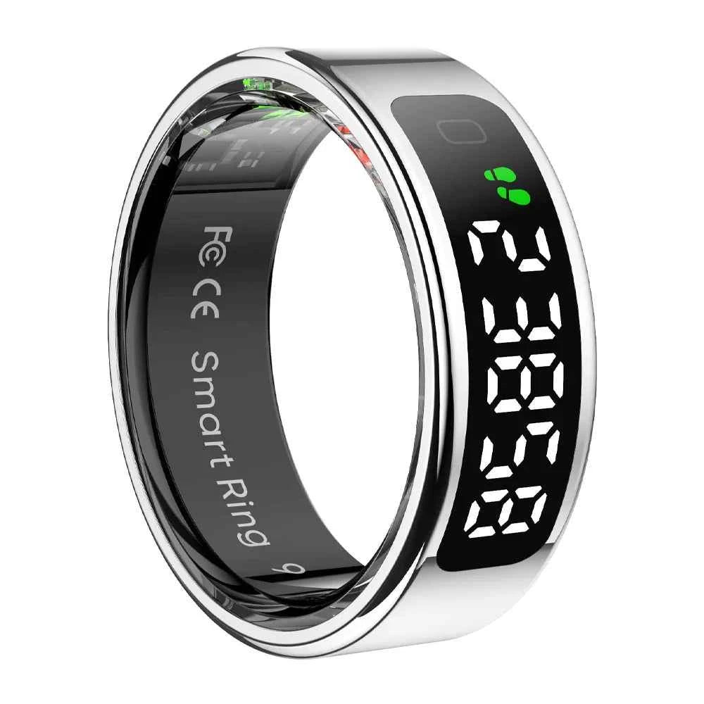RingFit™ Health Smart Ring – Wireless Charging & Waterproof Fitness Tracker
