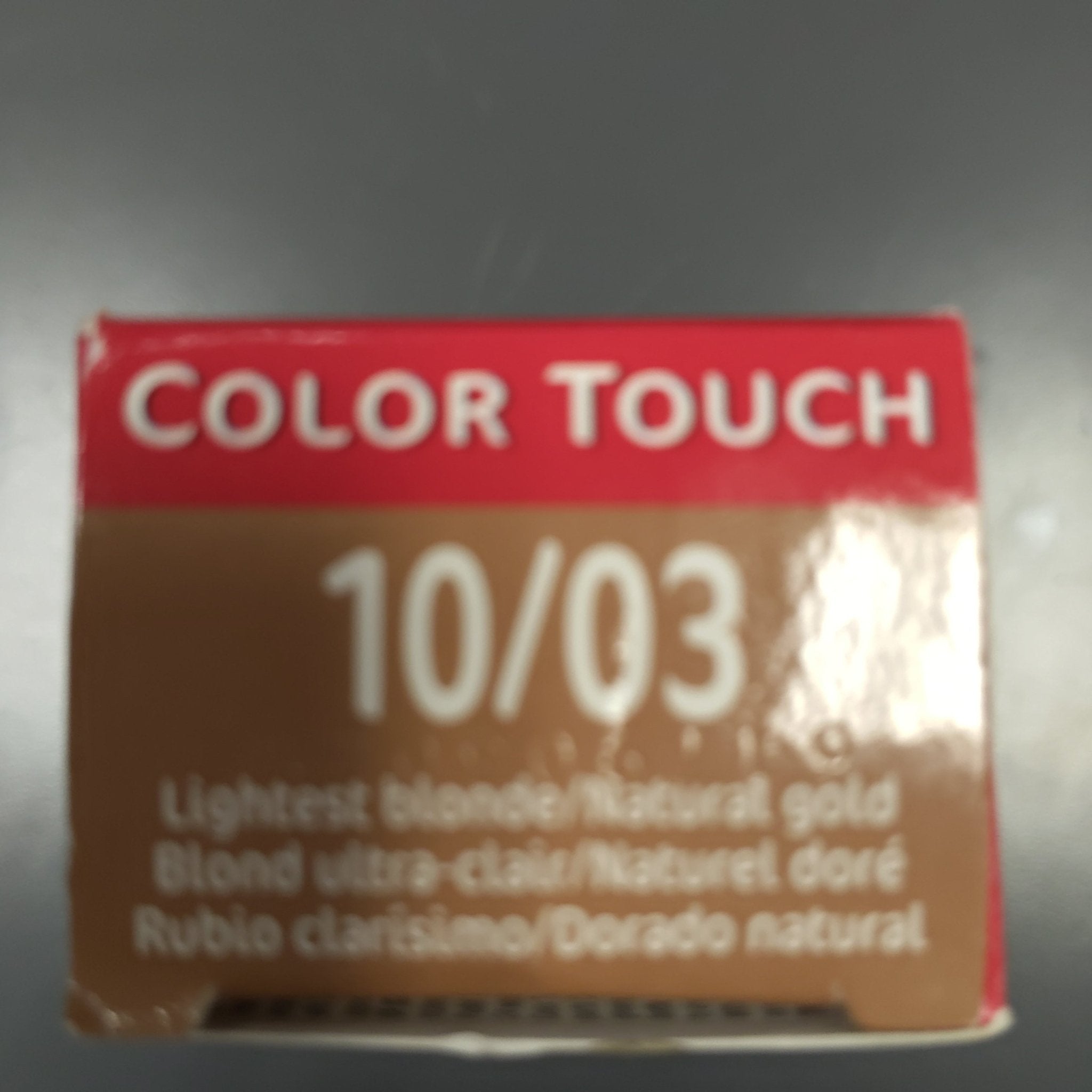 Wella Color Touch 10/03 Demi-Permanent Hair Color