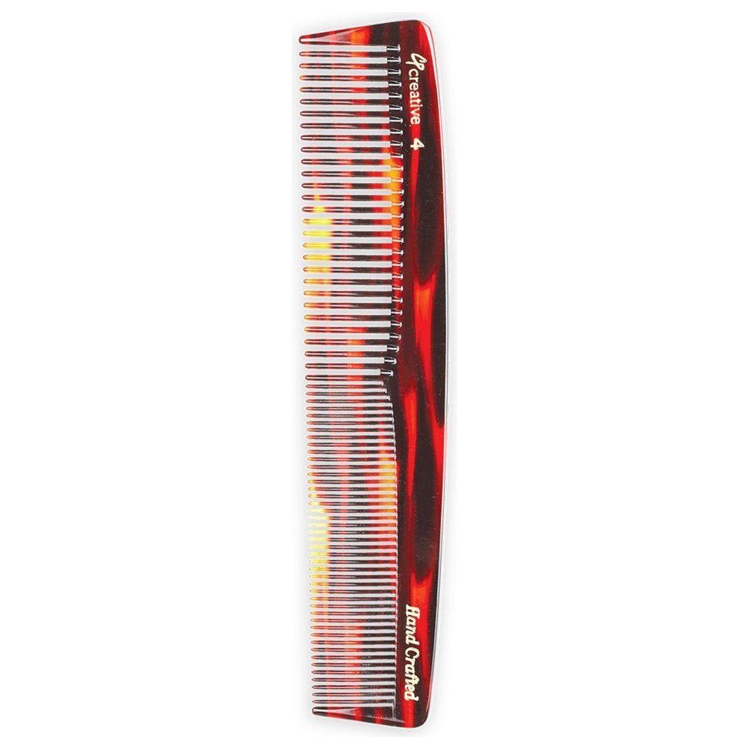 C4 Tortoise Comb with Medium and Fine Teeth (7.25 in) by Pasteur Pharmacy