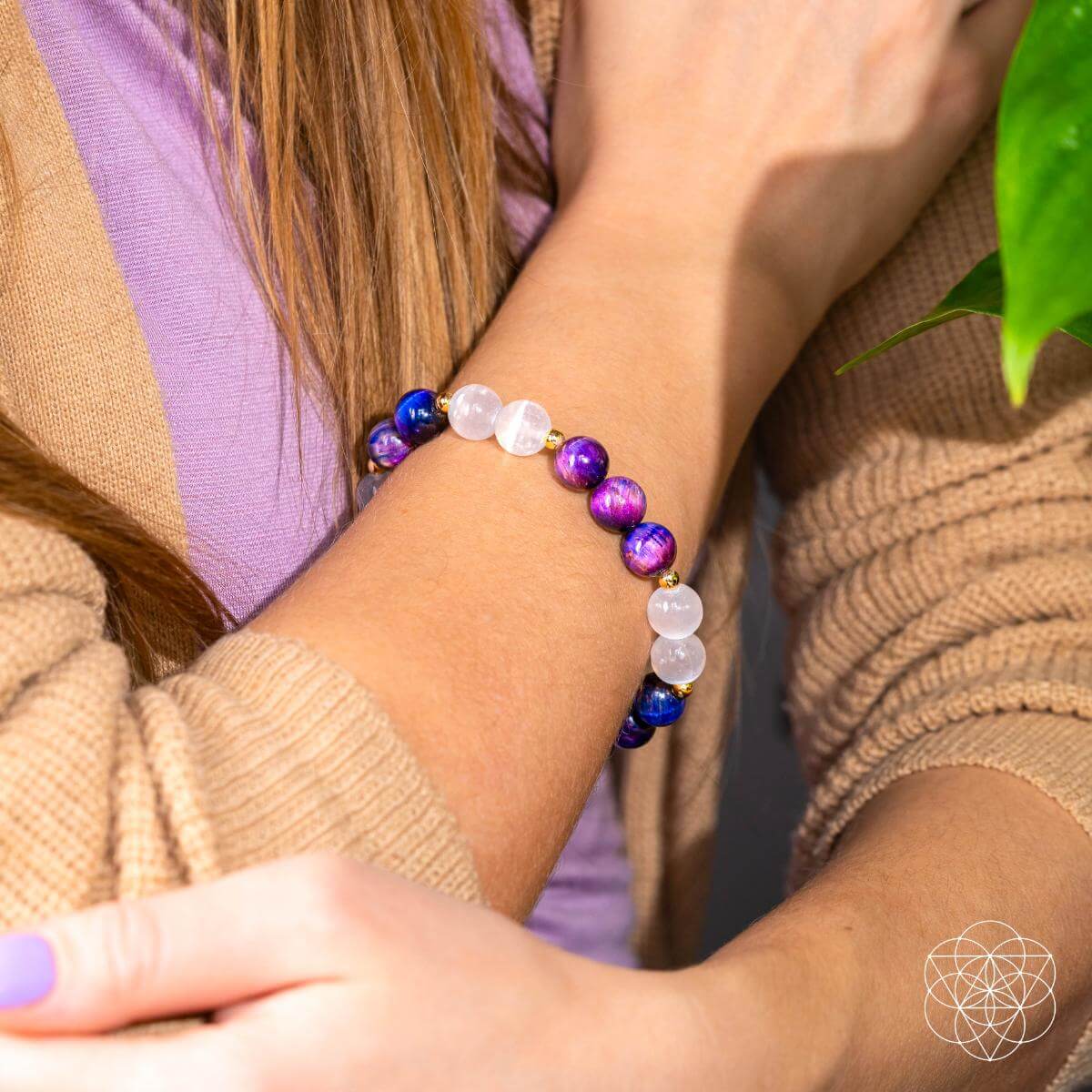 Cosmic Energy Amplifier - Galaxy Tiger’S Eye Bracelet - DestGlow