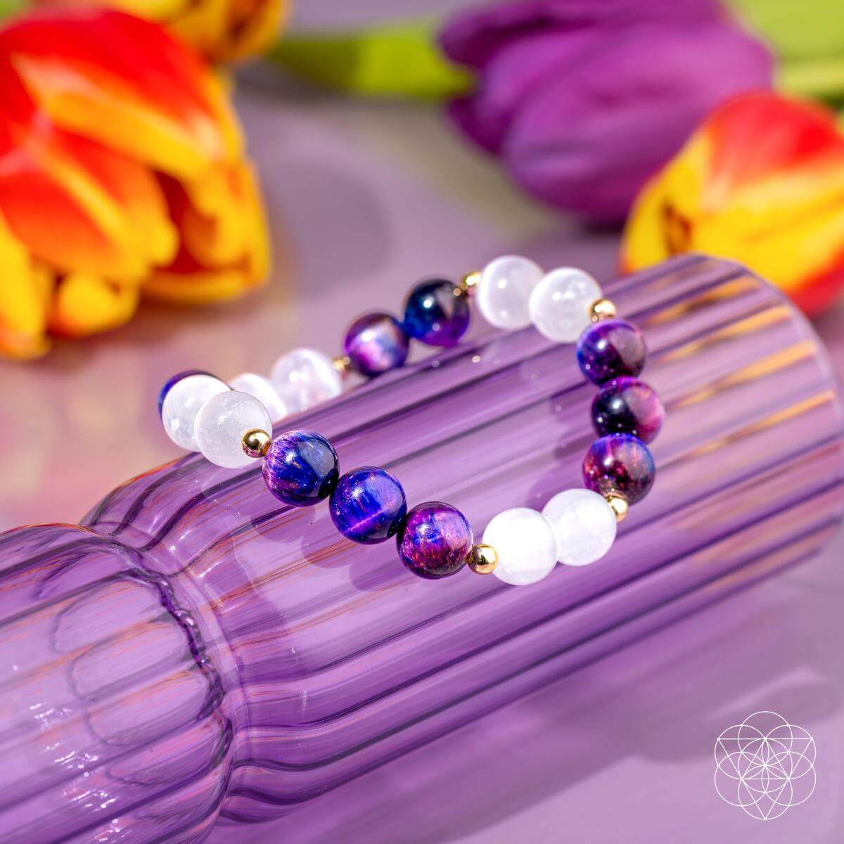 Cosmic Energy Amplifier - Galaxy Tiger’S Eye Bracelet - DestGlow