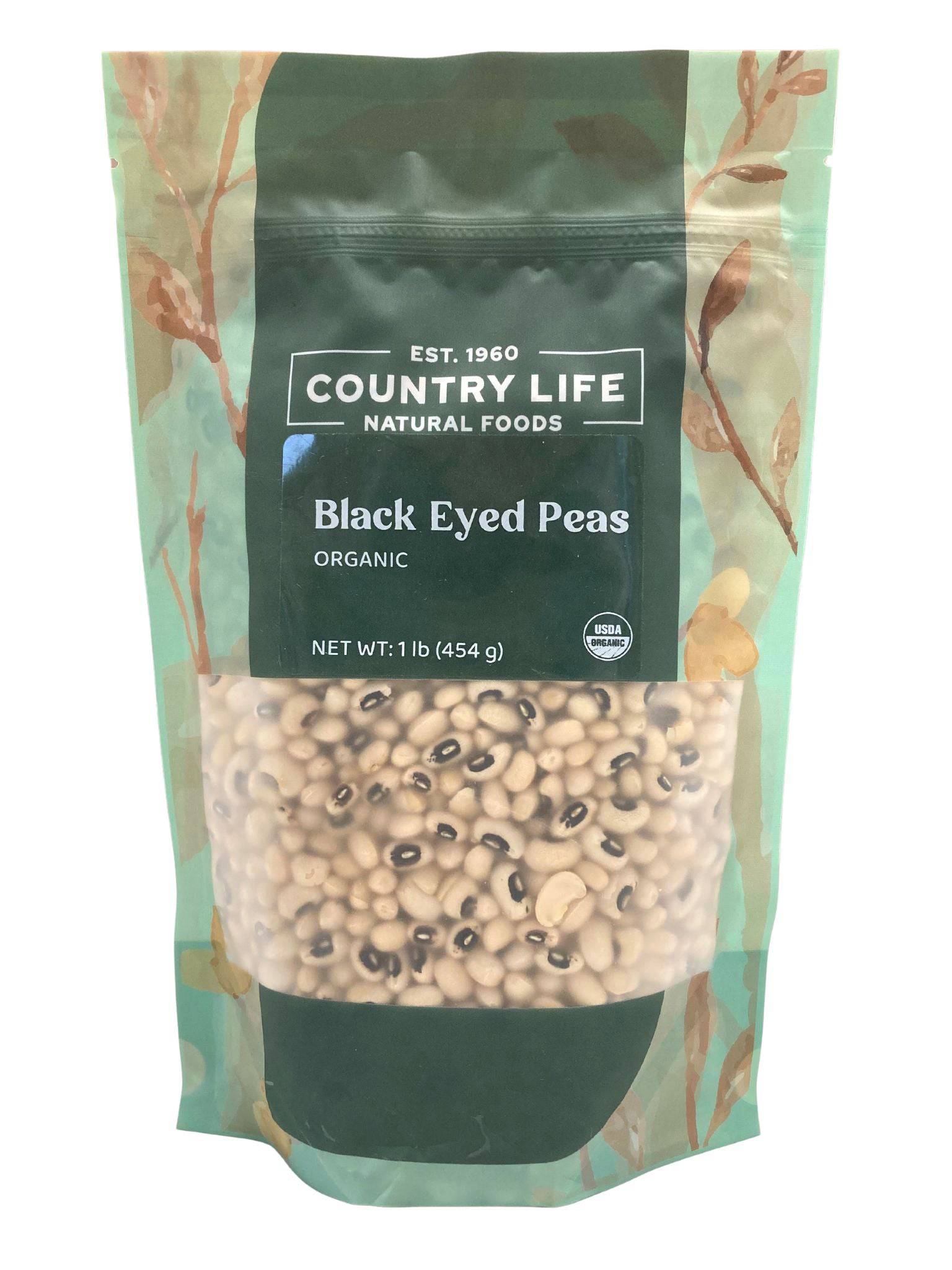Black-Eyed Peas, Organic by Country Life Natural Foods