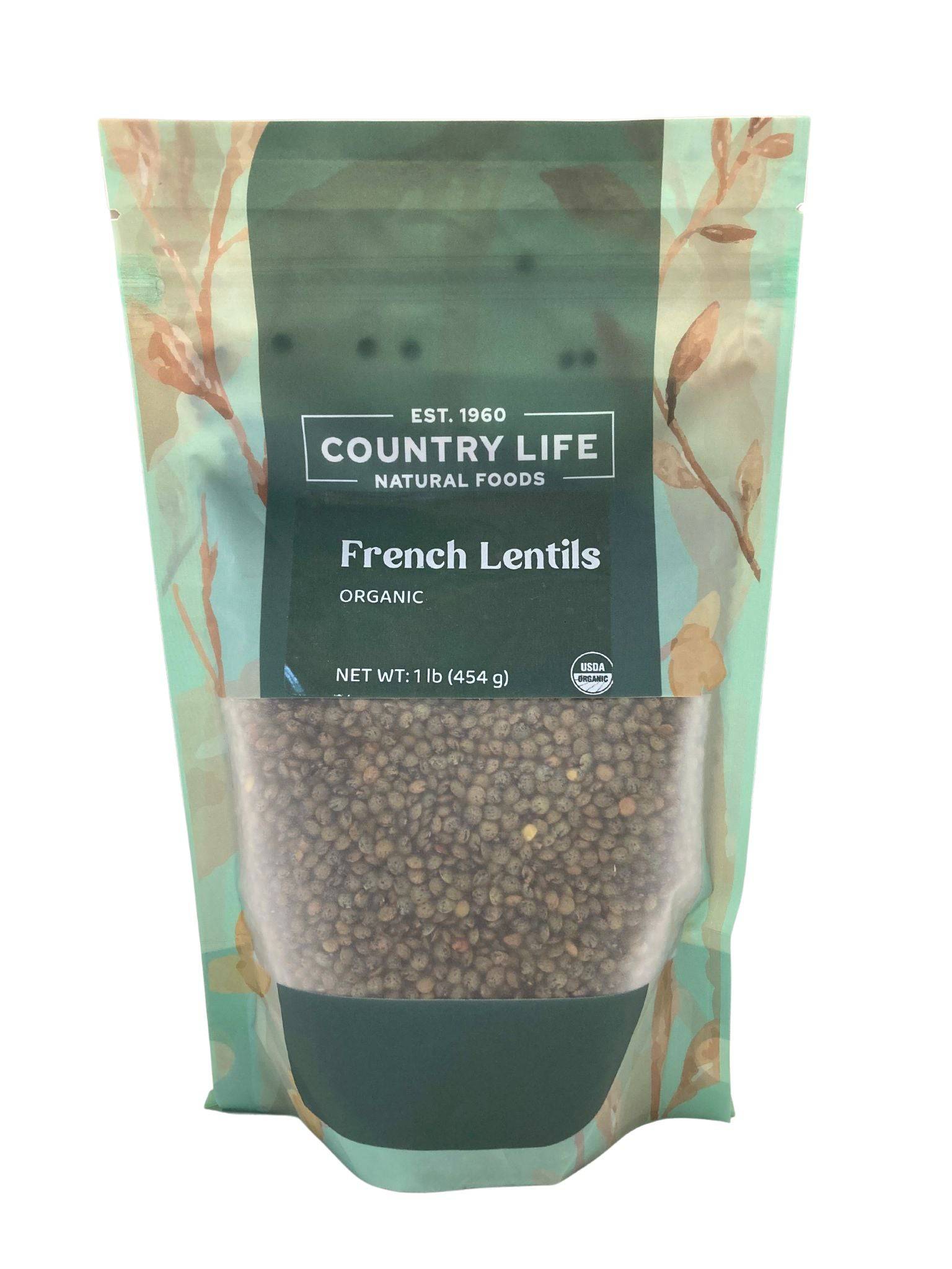 French Lentils, Organic by Country Life Natural Foods