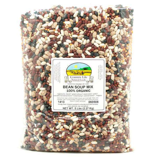 Bean Soup Mix, Organic, Country Life by Country Life Natural Foods