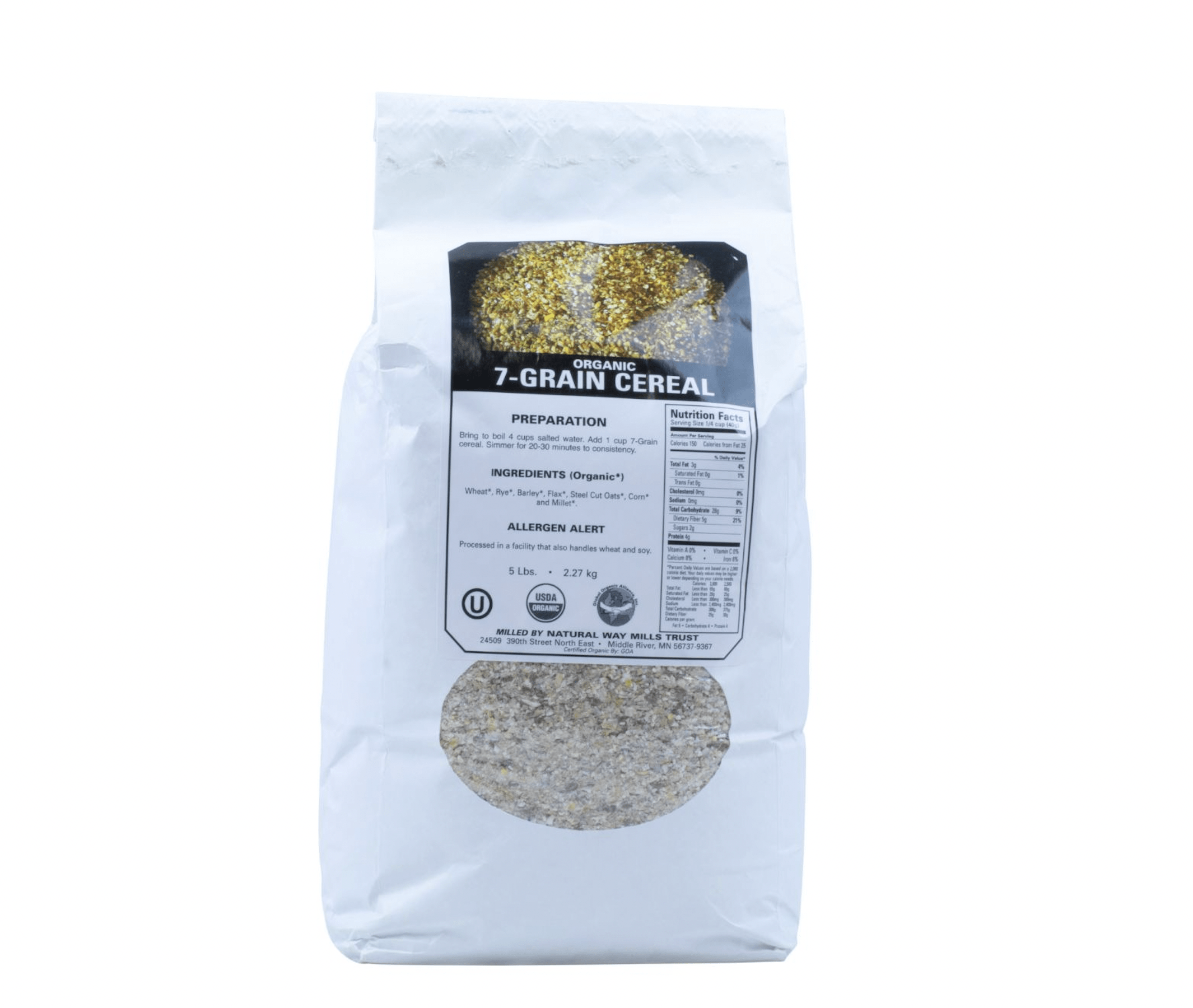 Cereal, Organic, 7-Grain by Country Life Natural Foods