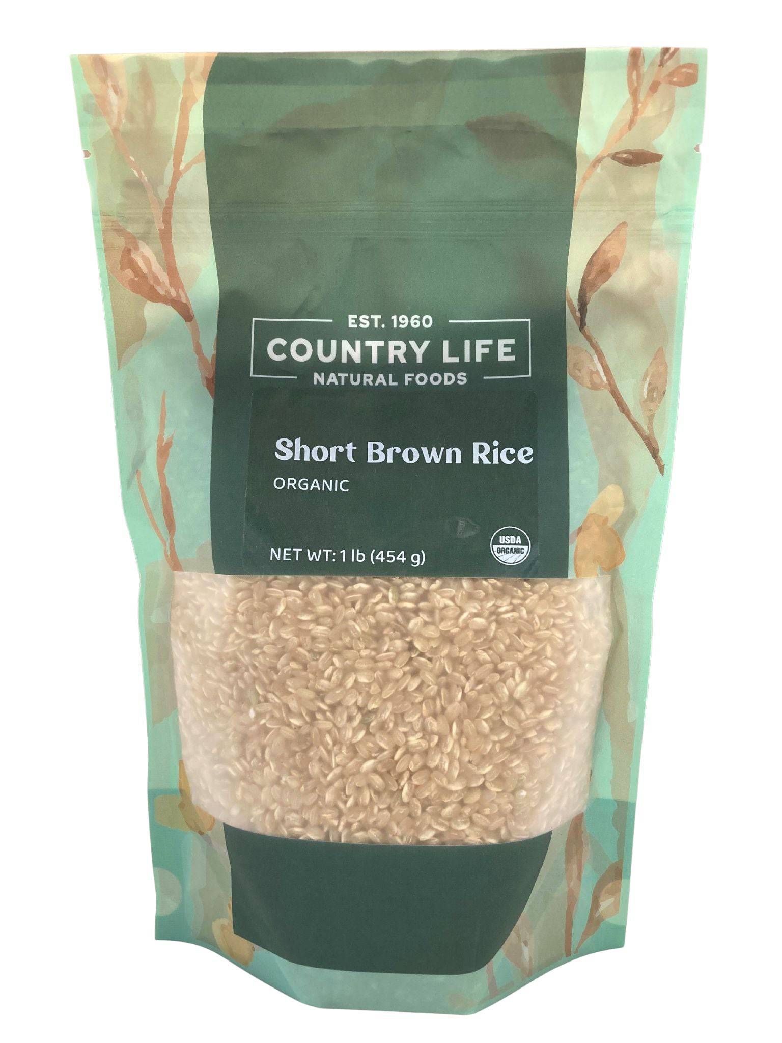 Short Rice, Brown, Organic by Country Life Natural Foods