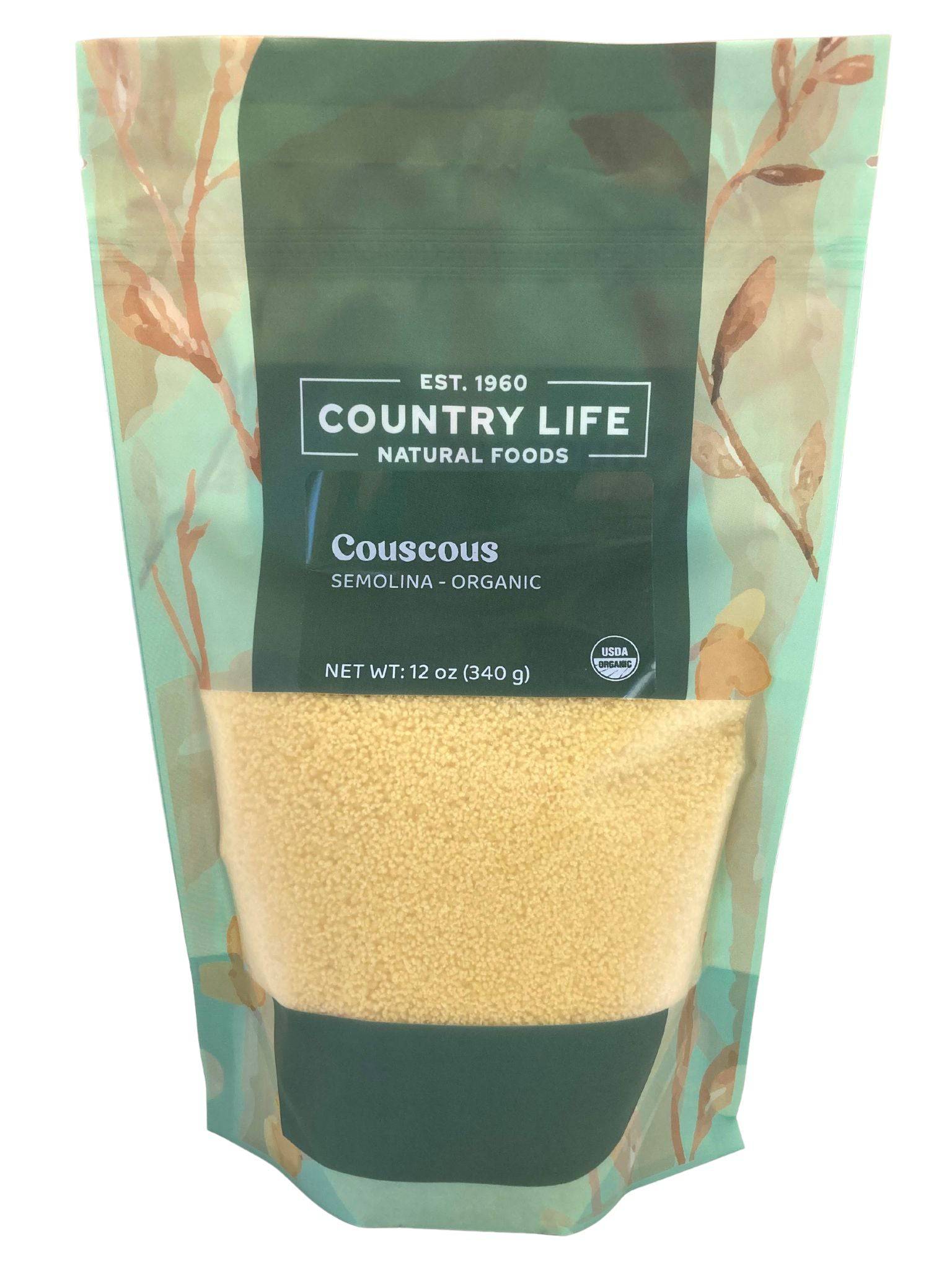 Couscous, Semolina, Organic by Country Life Natural Foods