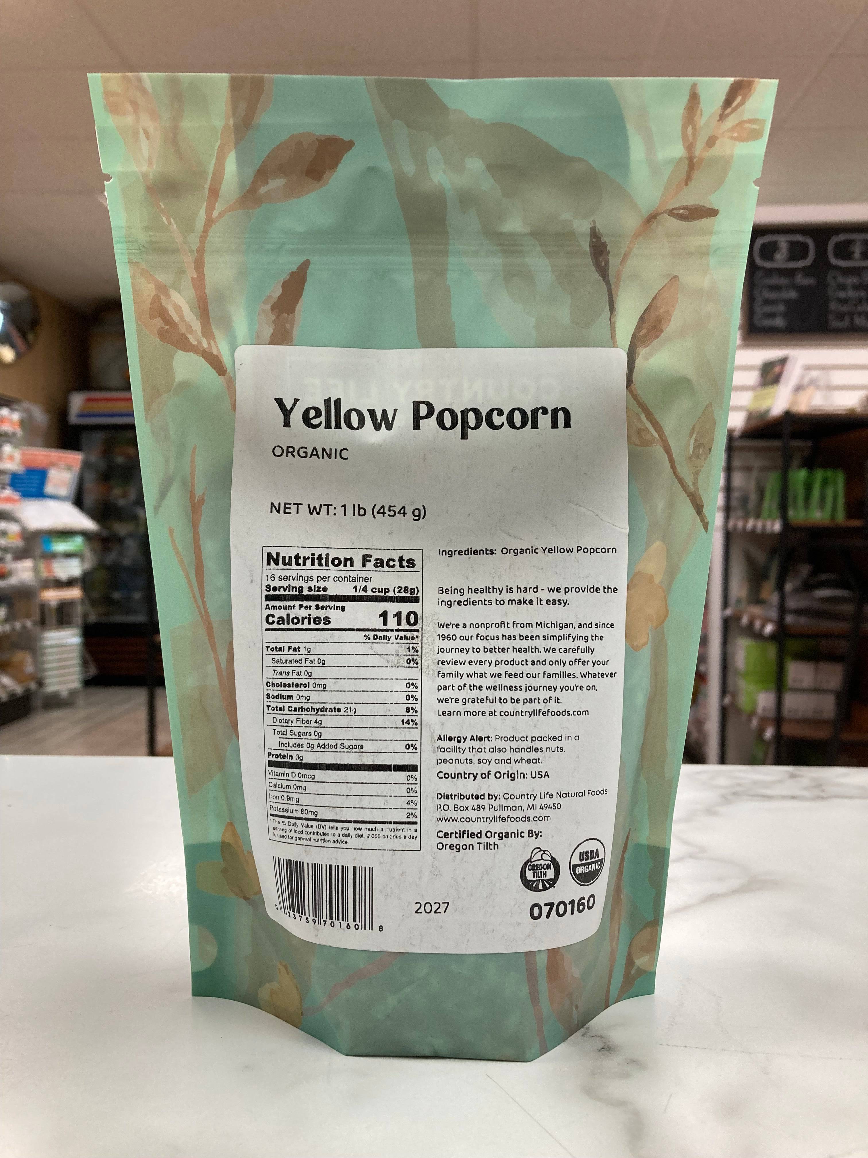 Popcorn, Yellow, Organic DestGlow