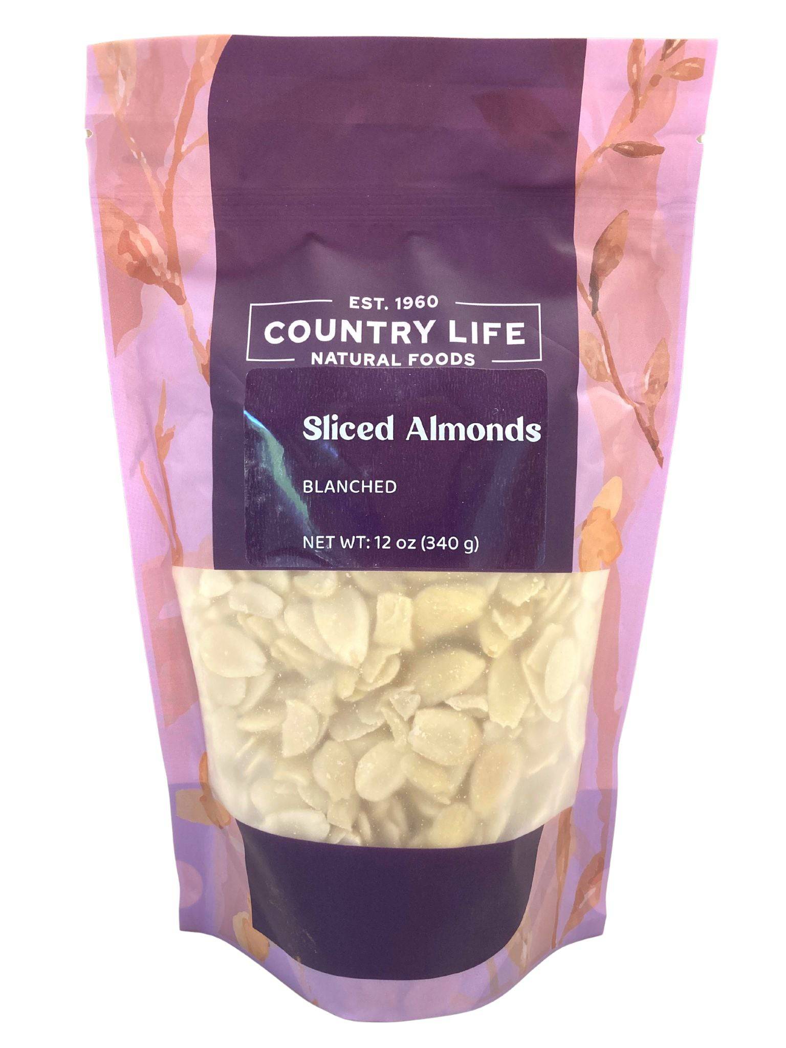 Almonds, Sliced, Blanched by Country Life Natural Foods