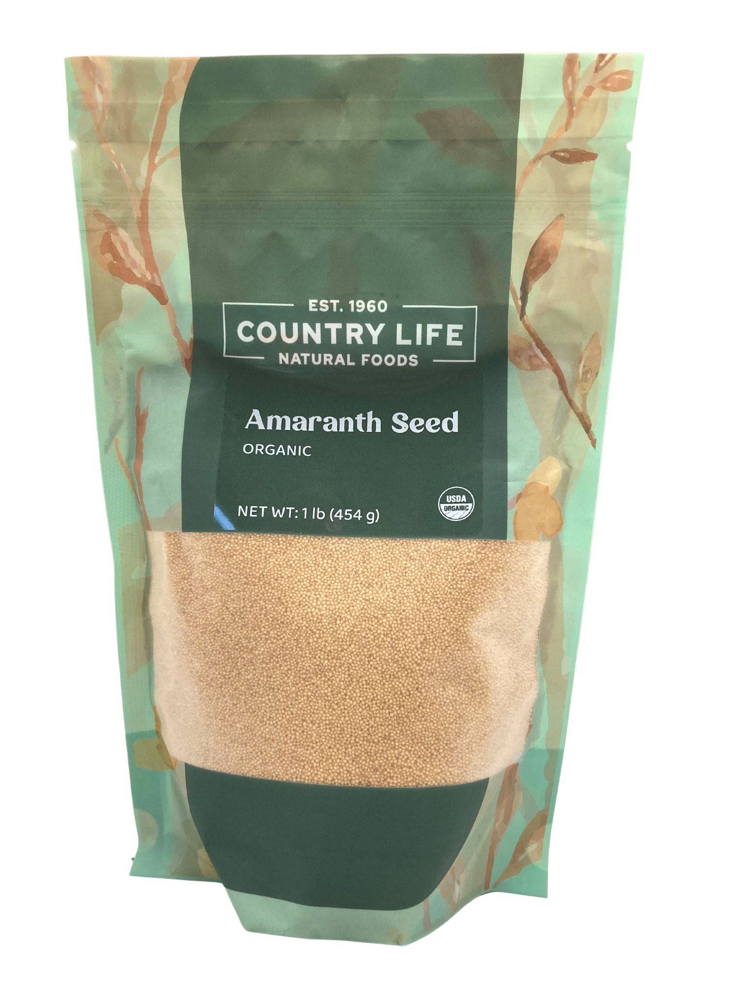 Amaranth Seed, Organic by Country Life Natural Foods