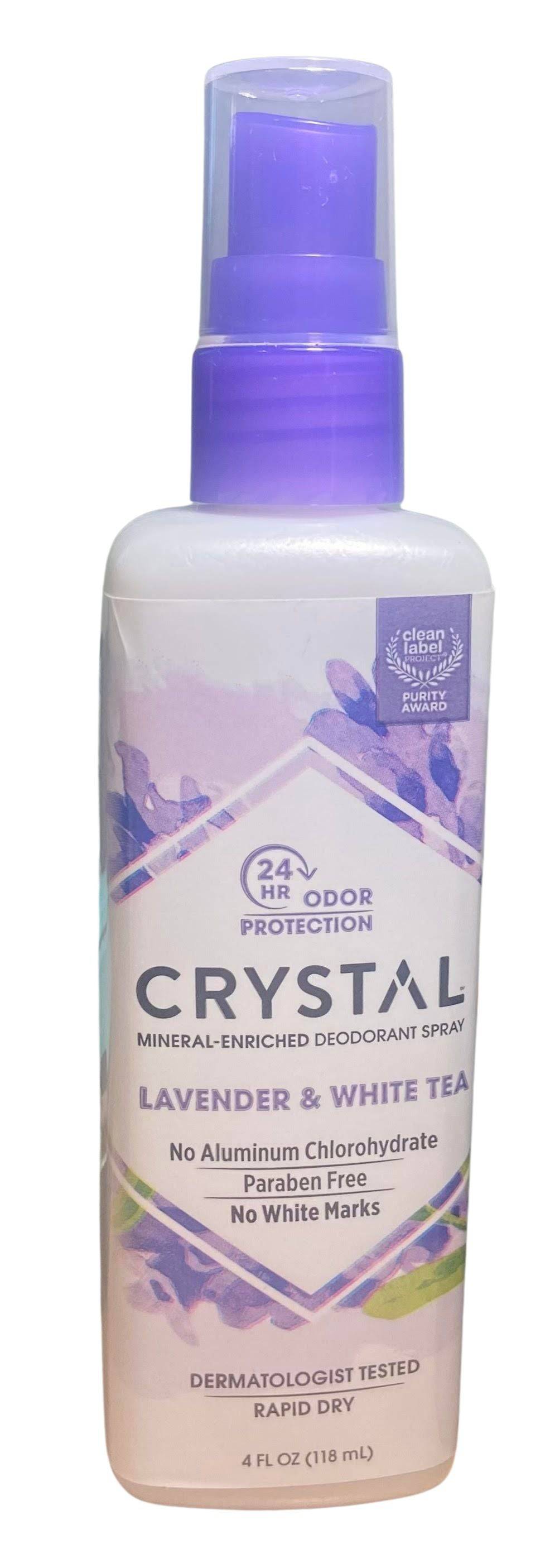 Crystal Deodorant, Spray, Lavender & White Tea by Country Life Natural Foods