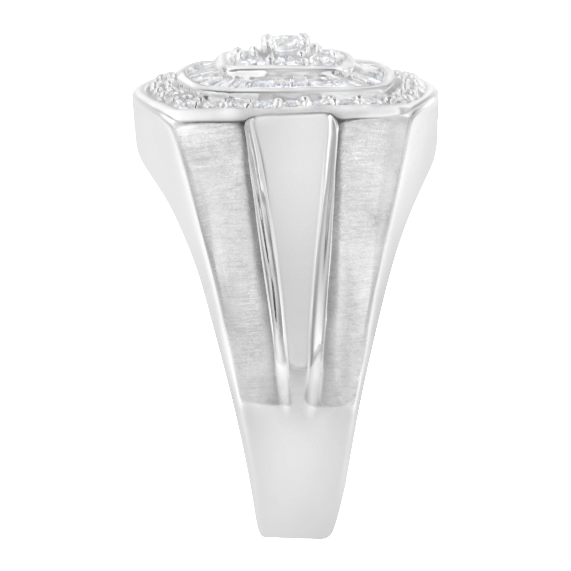 14K White Gold Men&