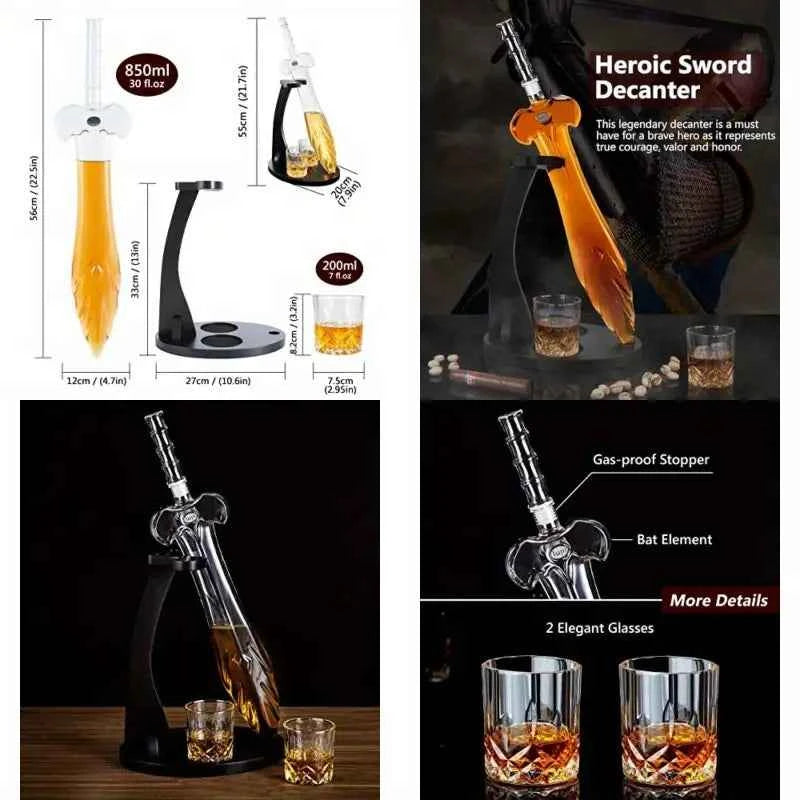 Legendary Sword Decanter Gift Set