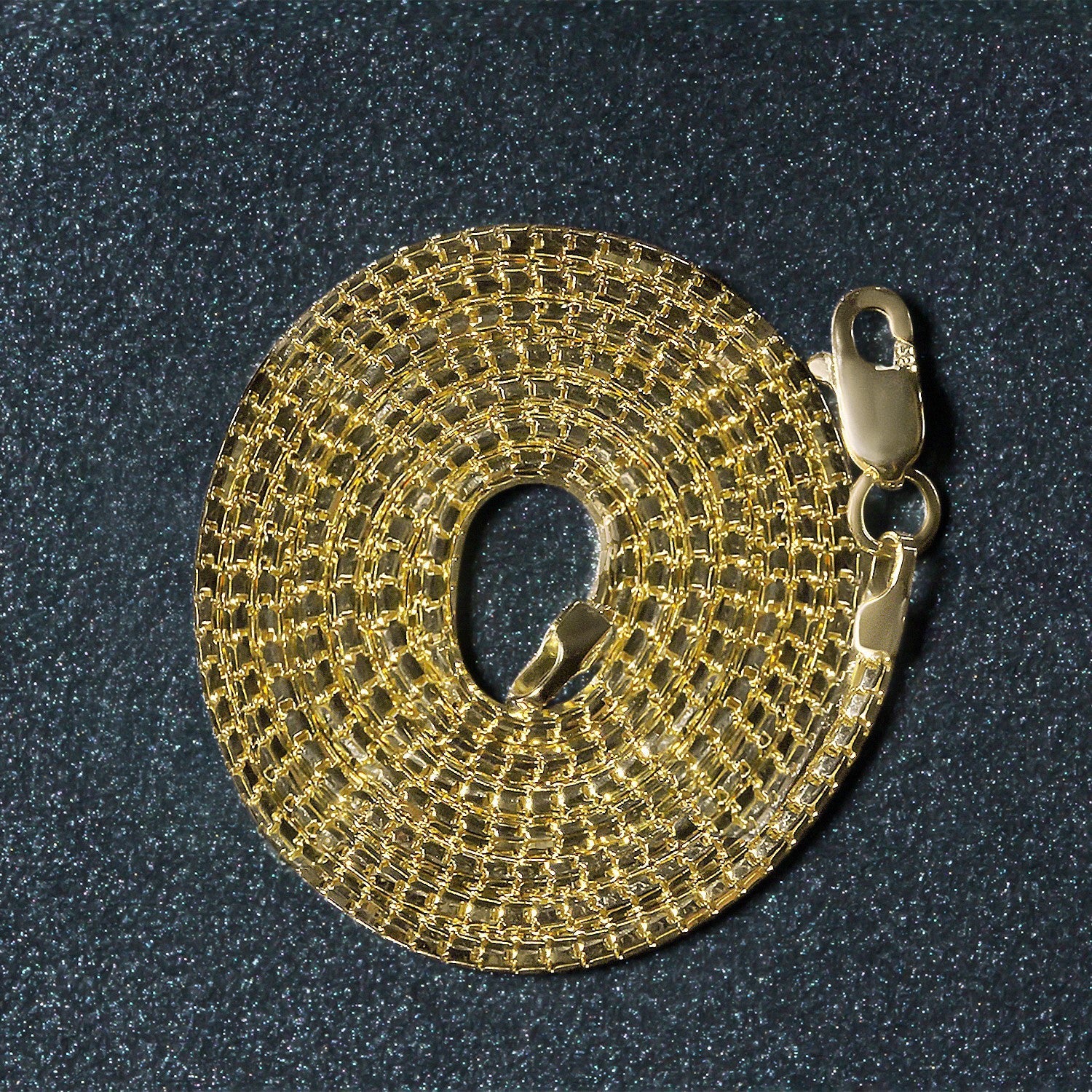 14k Yellow Gold Ice Chain 1.3mm by Bids.com