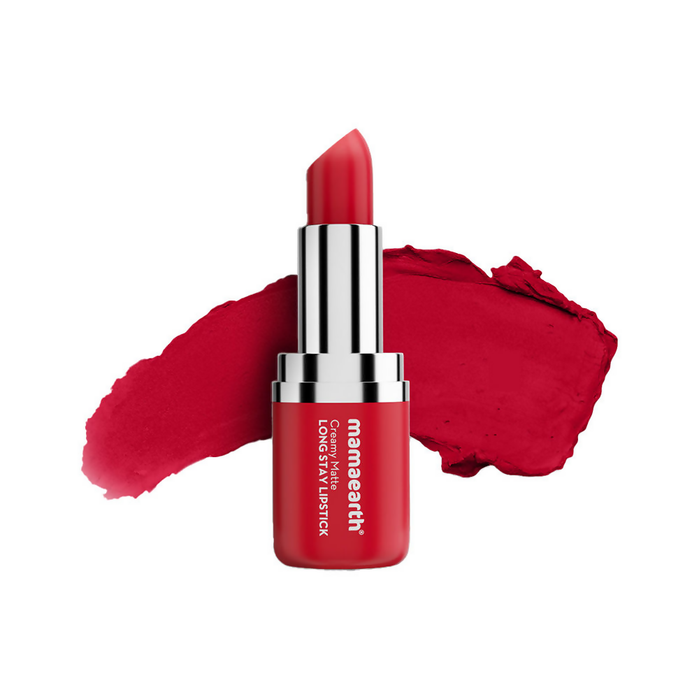 Mamaearth Creamy Matte Long Stay Lipstick - Ruby Crush