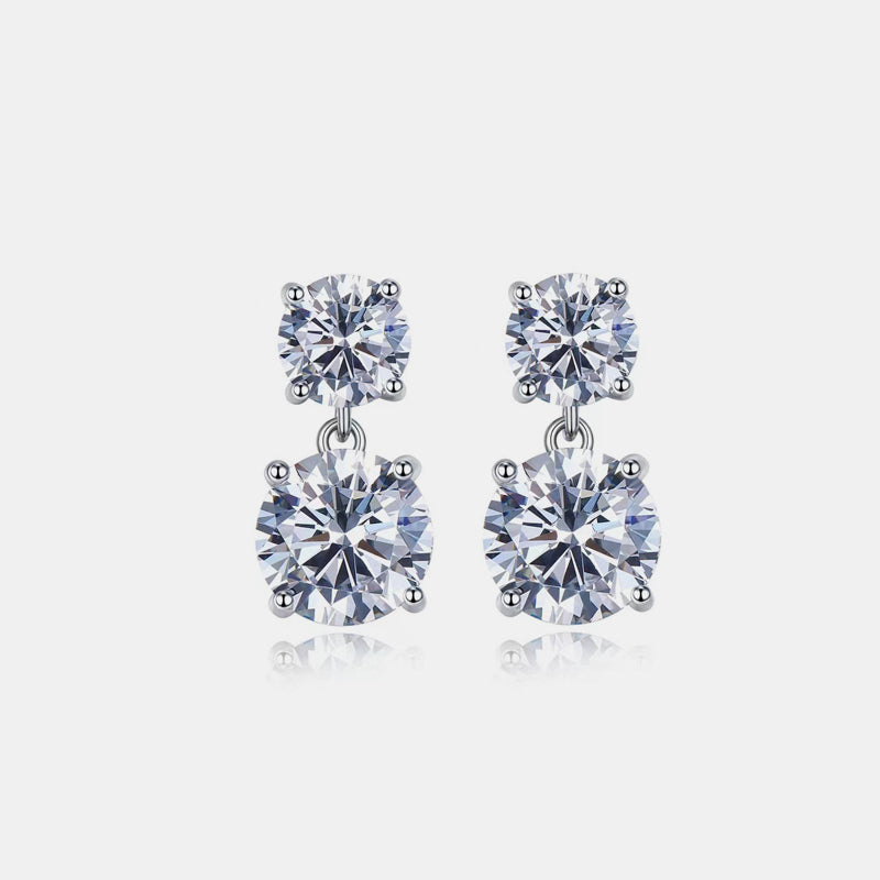10 Carat Sparkala™ 925 Sterling Silver Earrings by Sparkala