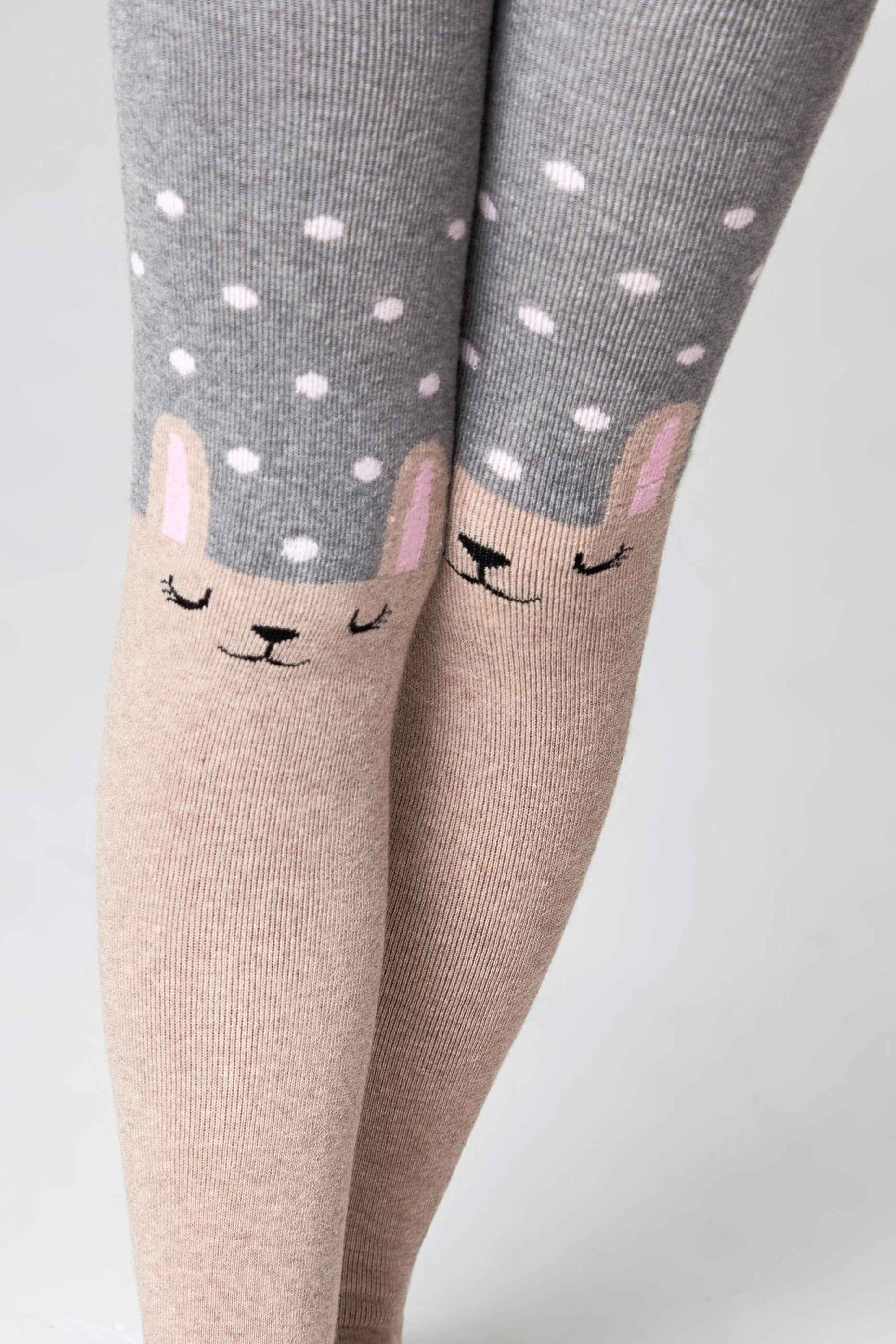 Conte-Kids Cotton Terry Tights - Sof-Tiki 522 - DestGlow