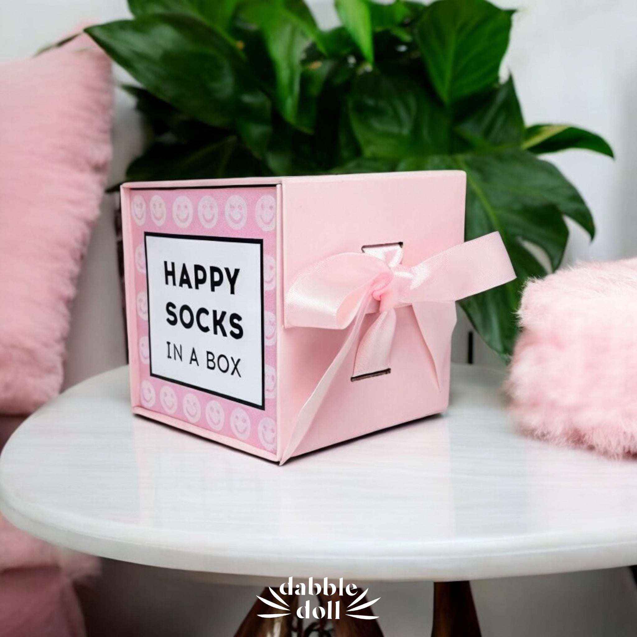 Happy Socks Gift Box with Smiley Design